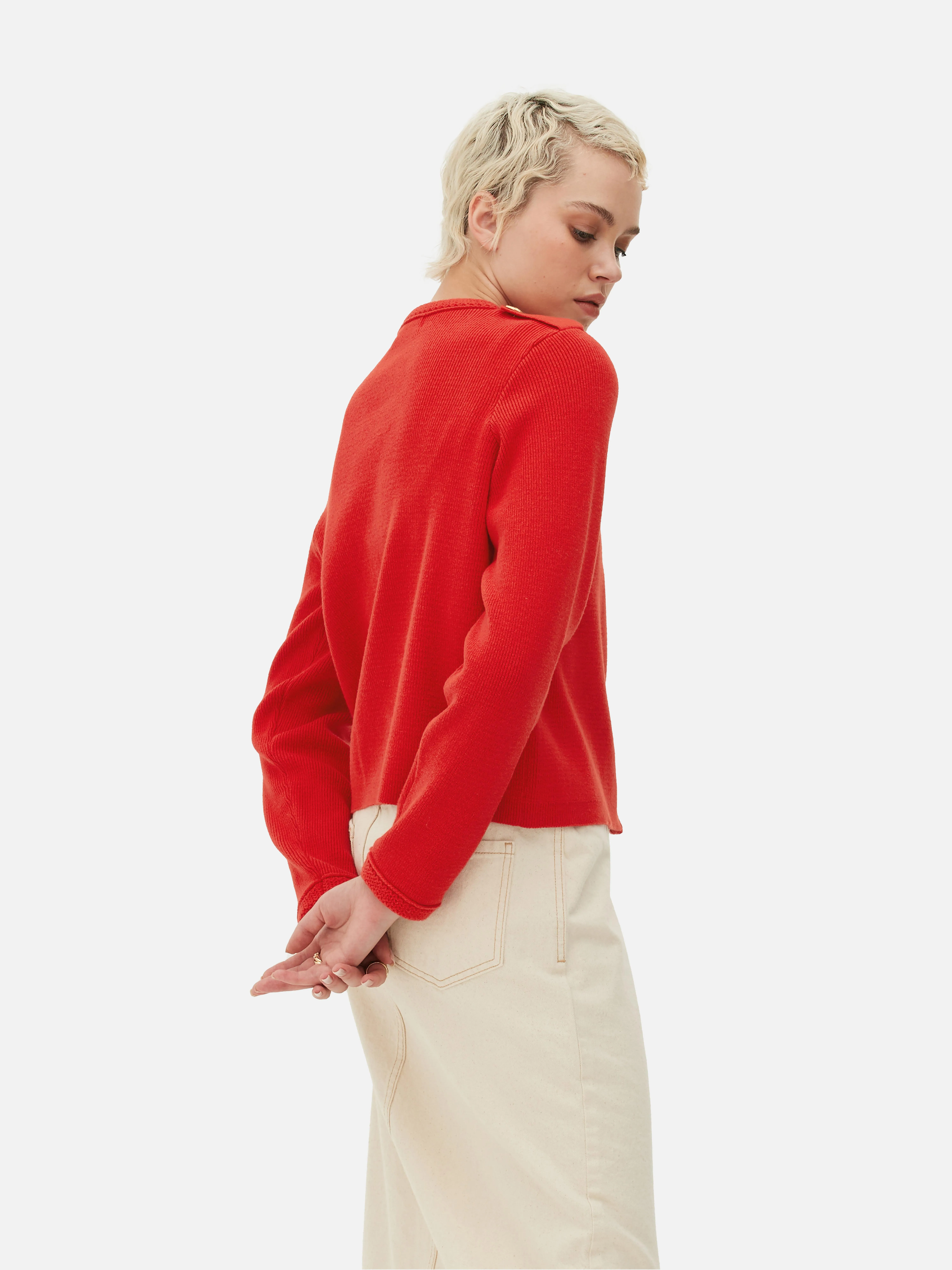 Cardigan con bottoni