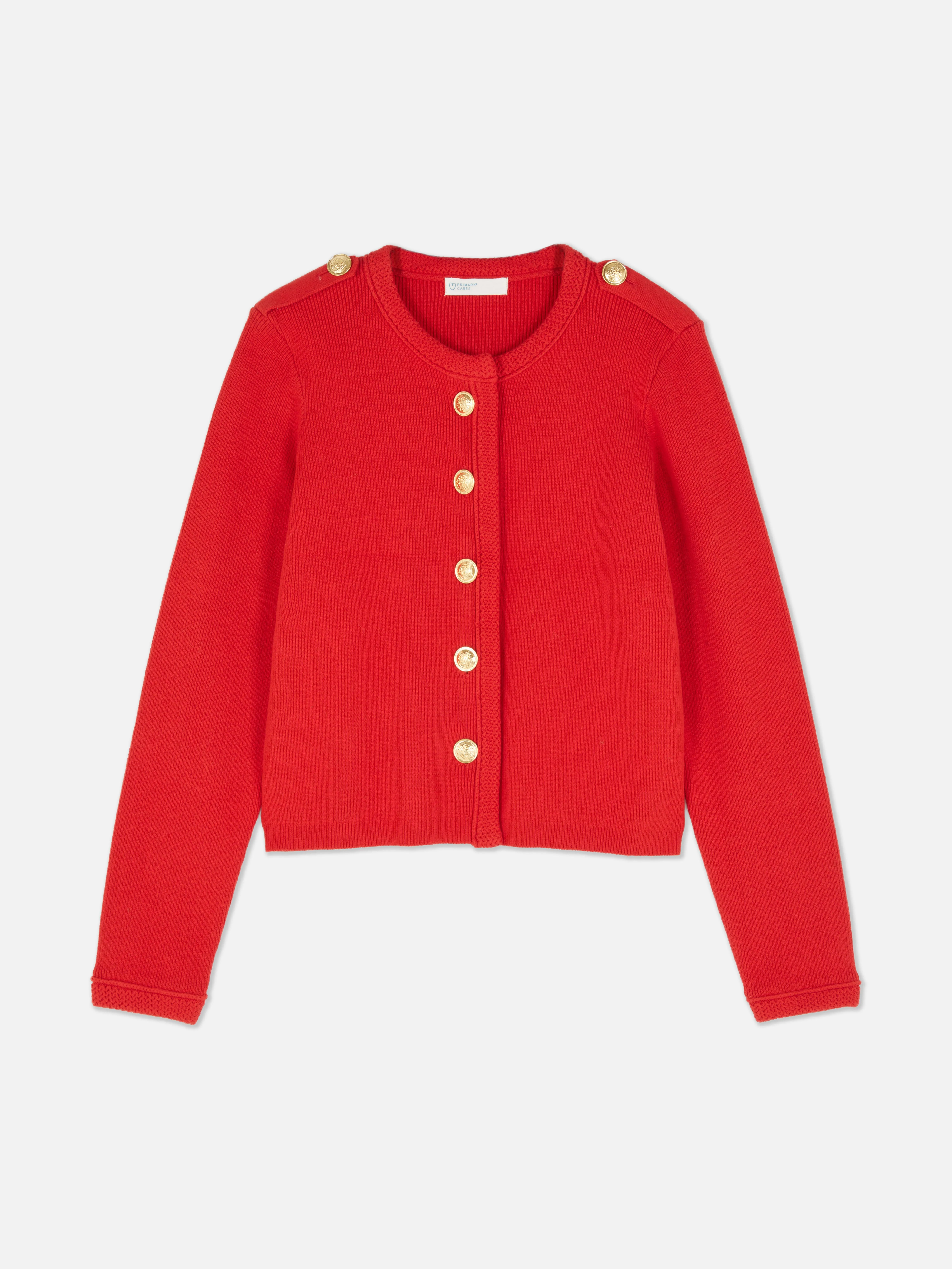 Cardigan con bottoni
