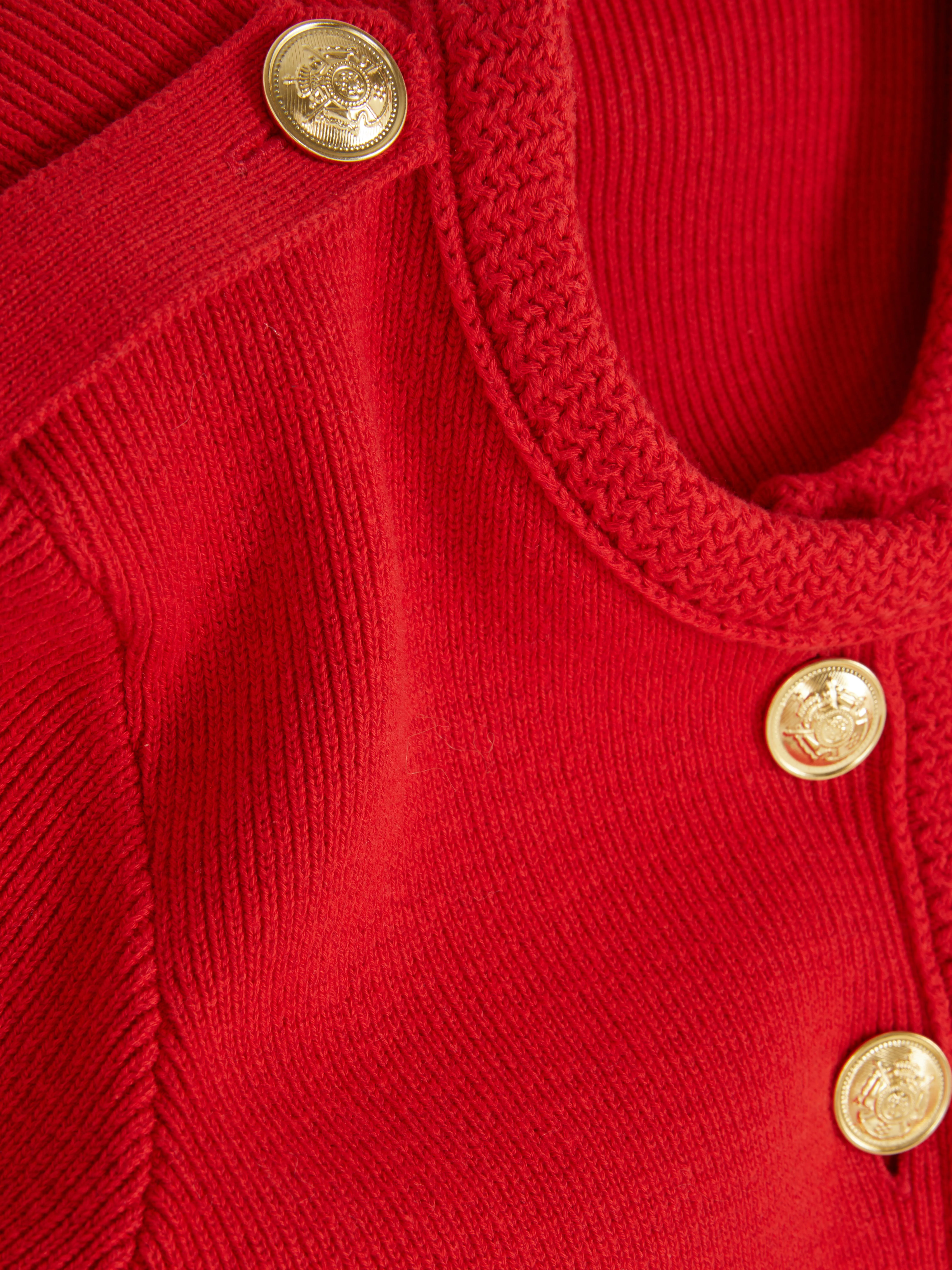 Cardigan con bottoni