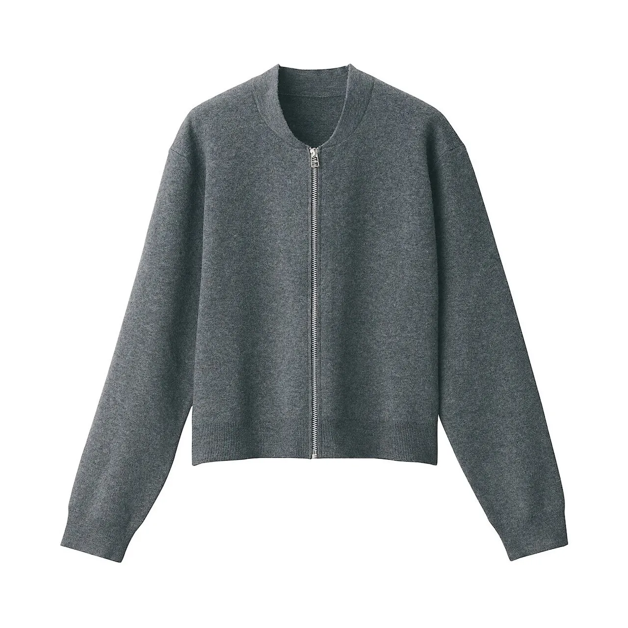Cardigan con cerniera a coste Milano da donna