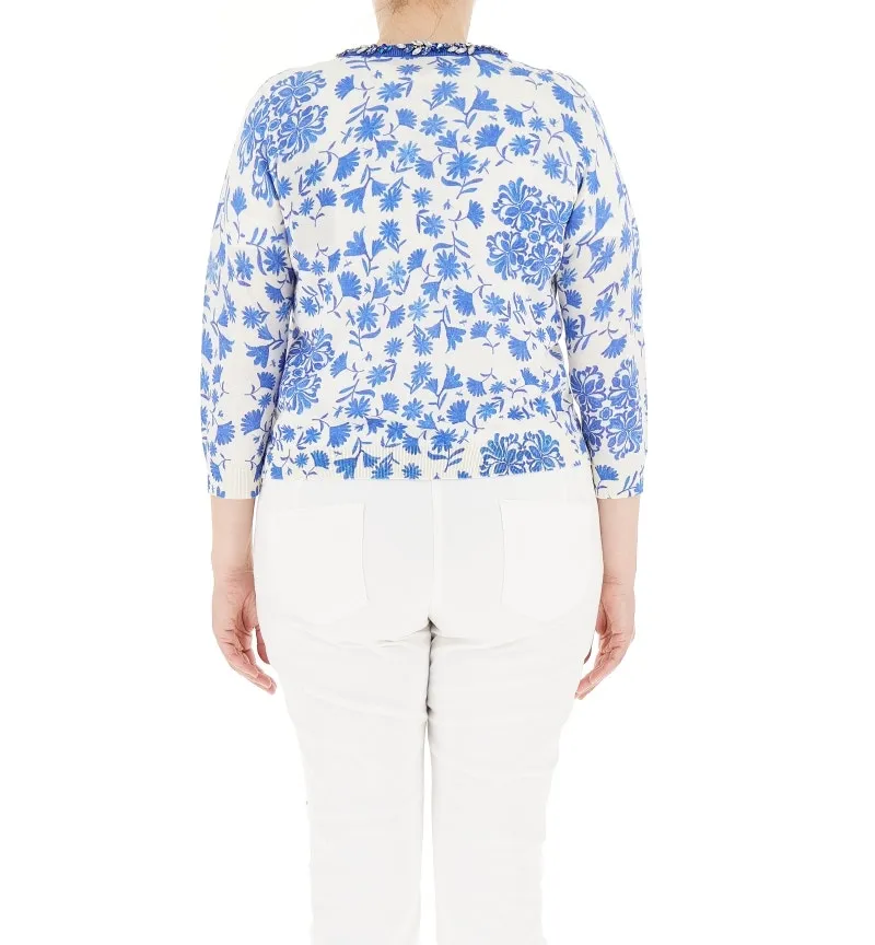 Cardigan con strass