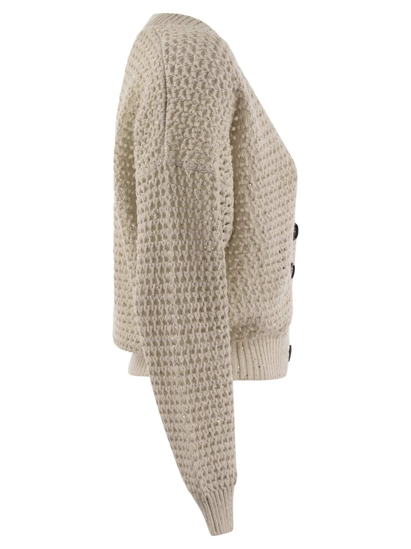 Cardigan Dazzling Net in cotone