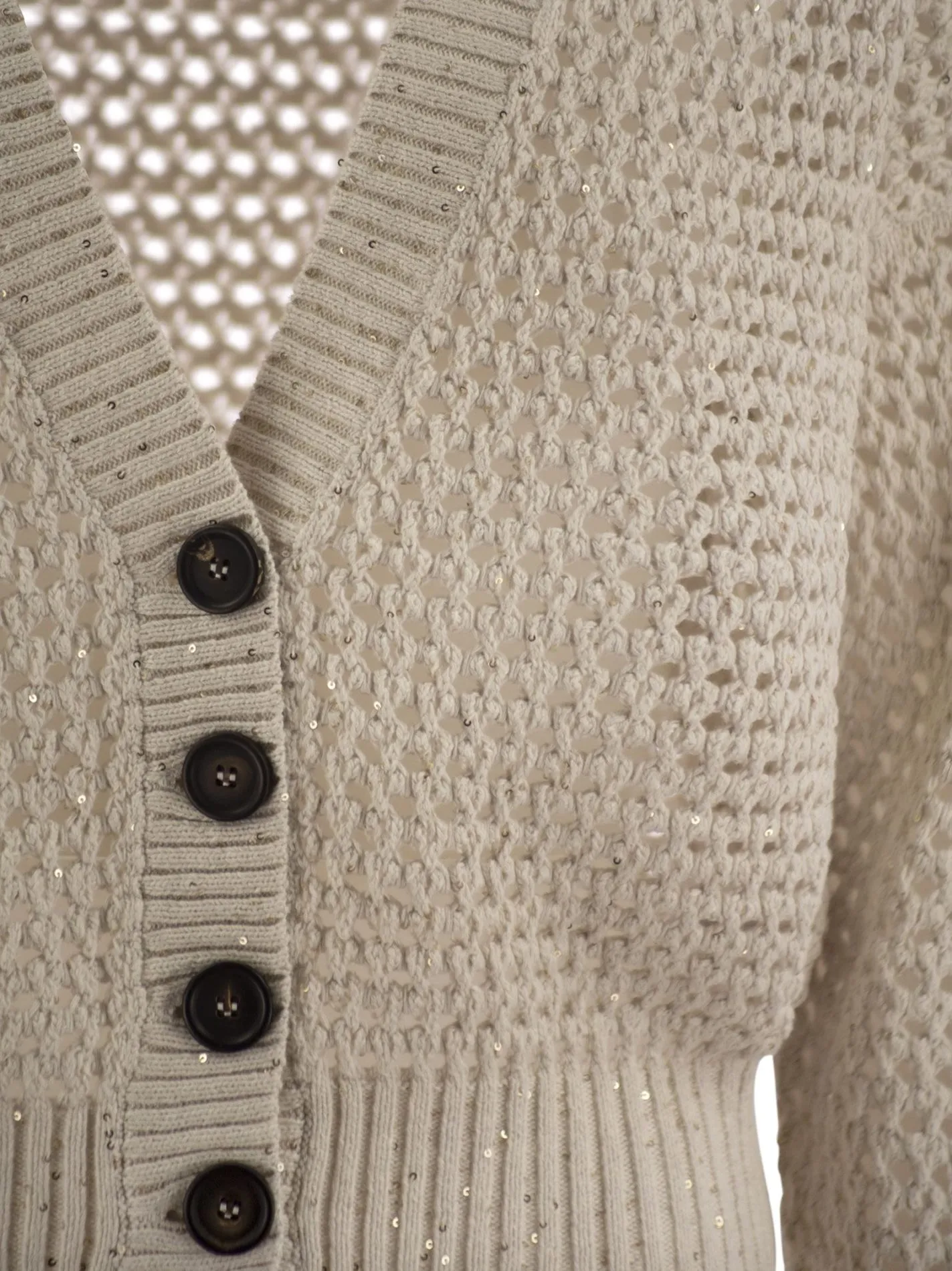 Cardigan Dazzling Net in cotone