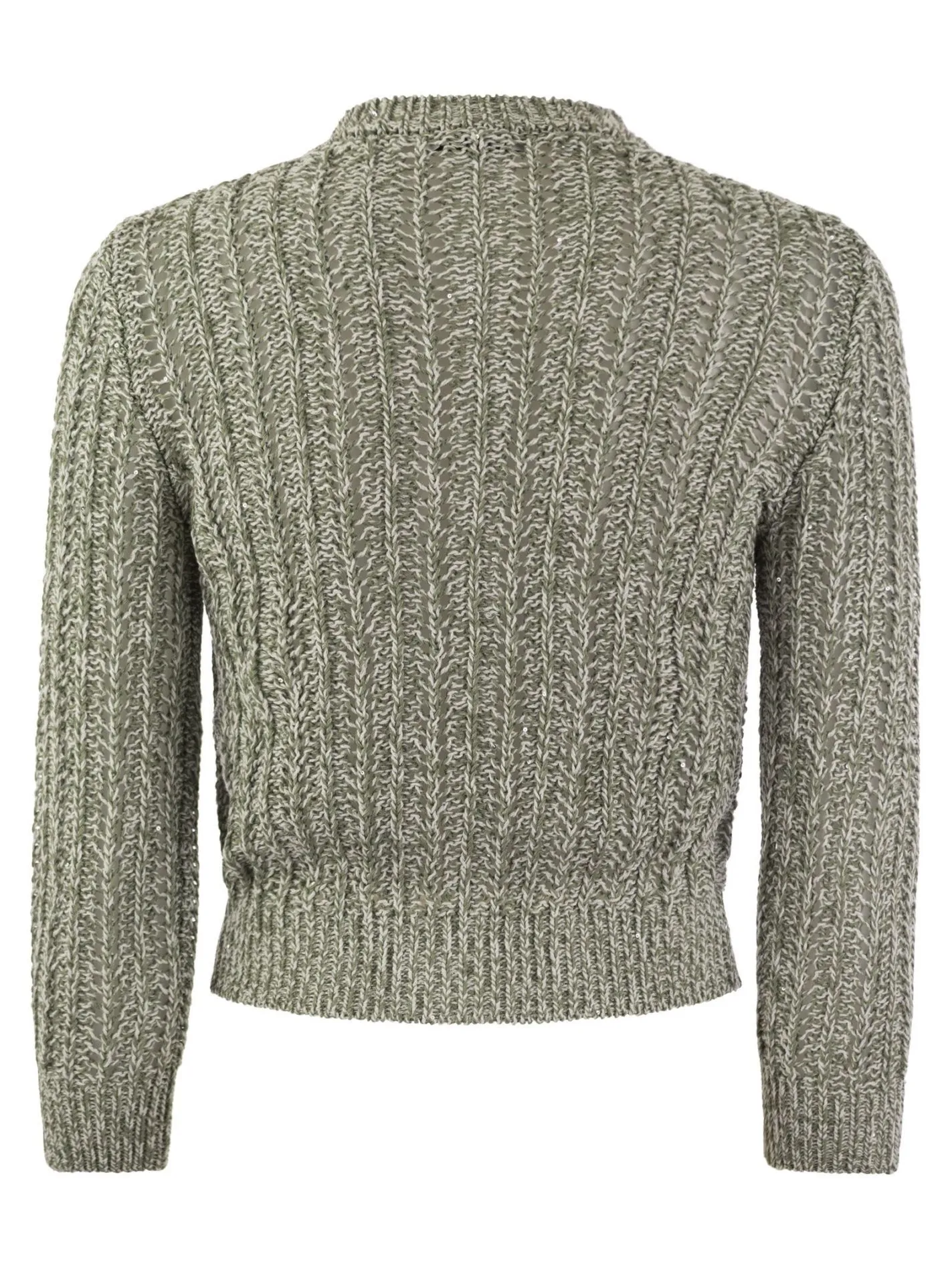 Cardigan in puro cotone con motivo originale