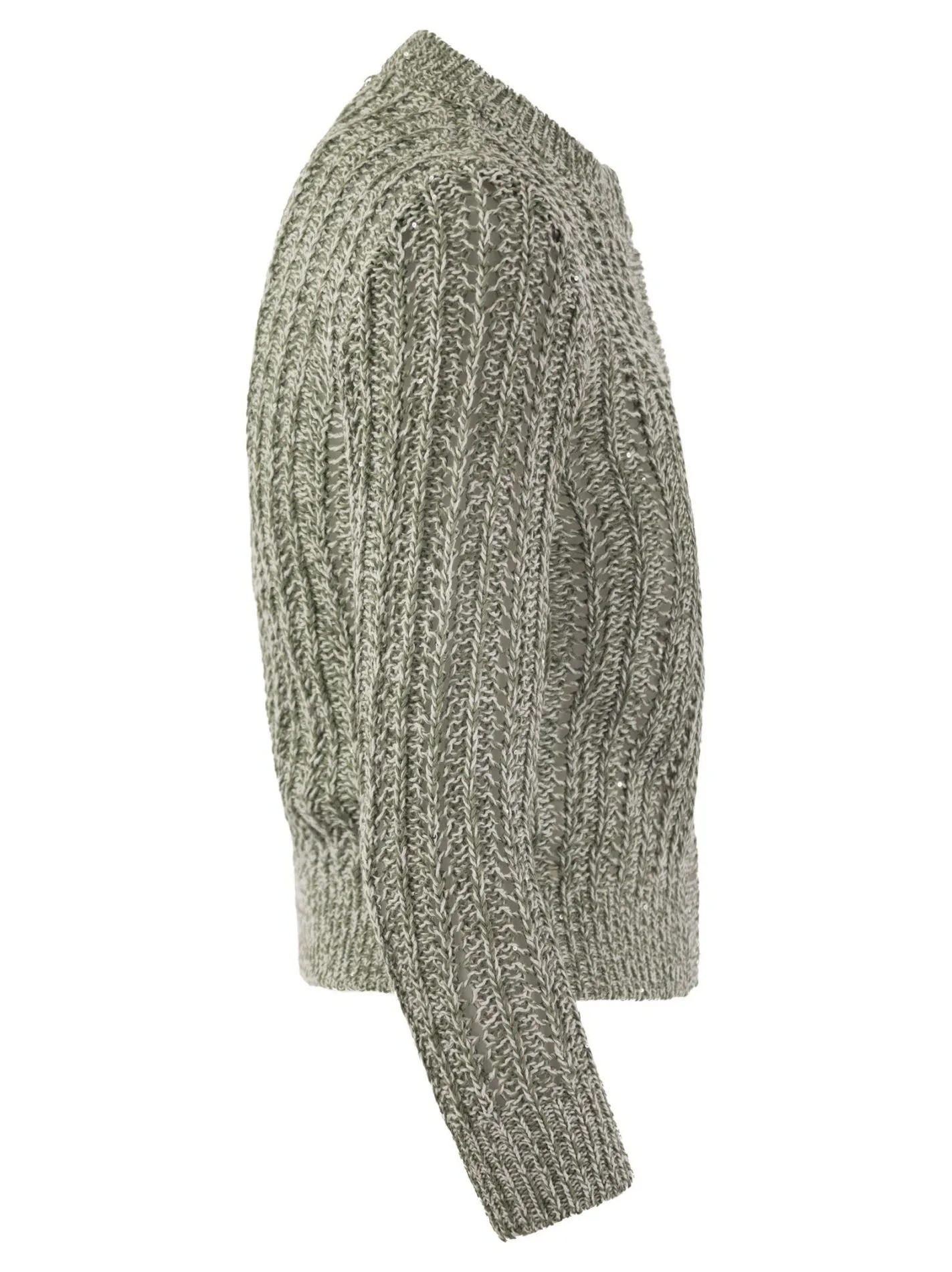 Cardigan in puro cotone con motivo originale