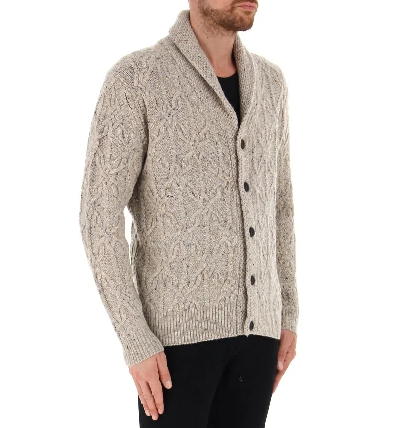 Cardigan misto lana