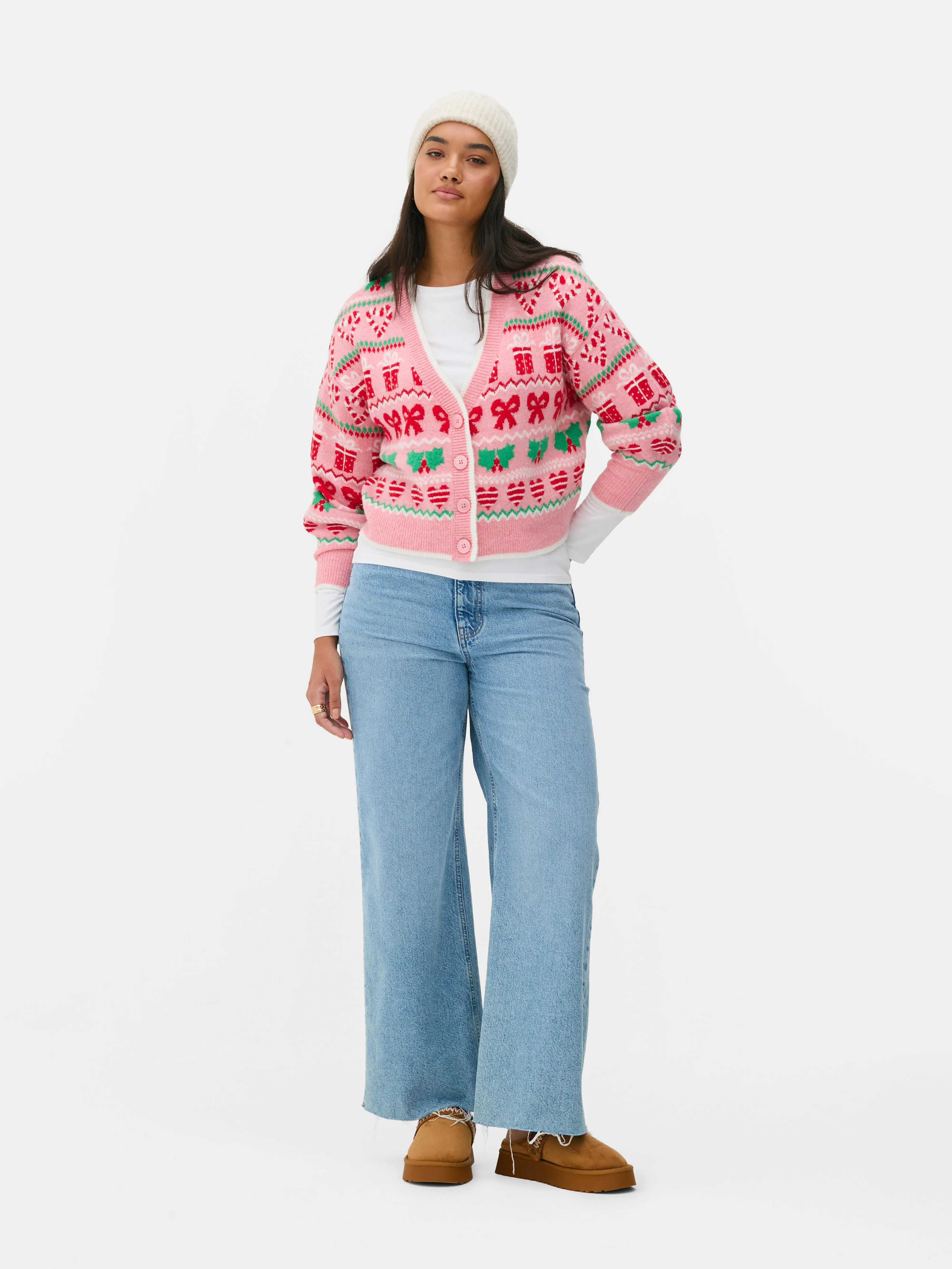 Cardigan natalizio Fair Isle