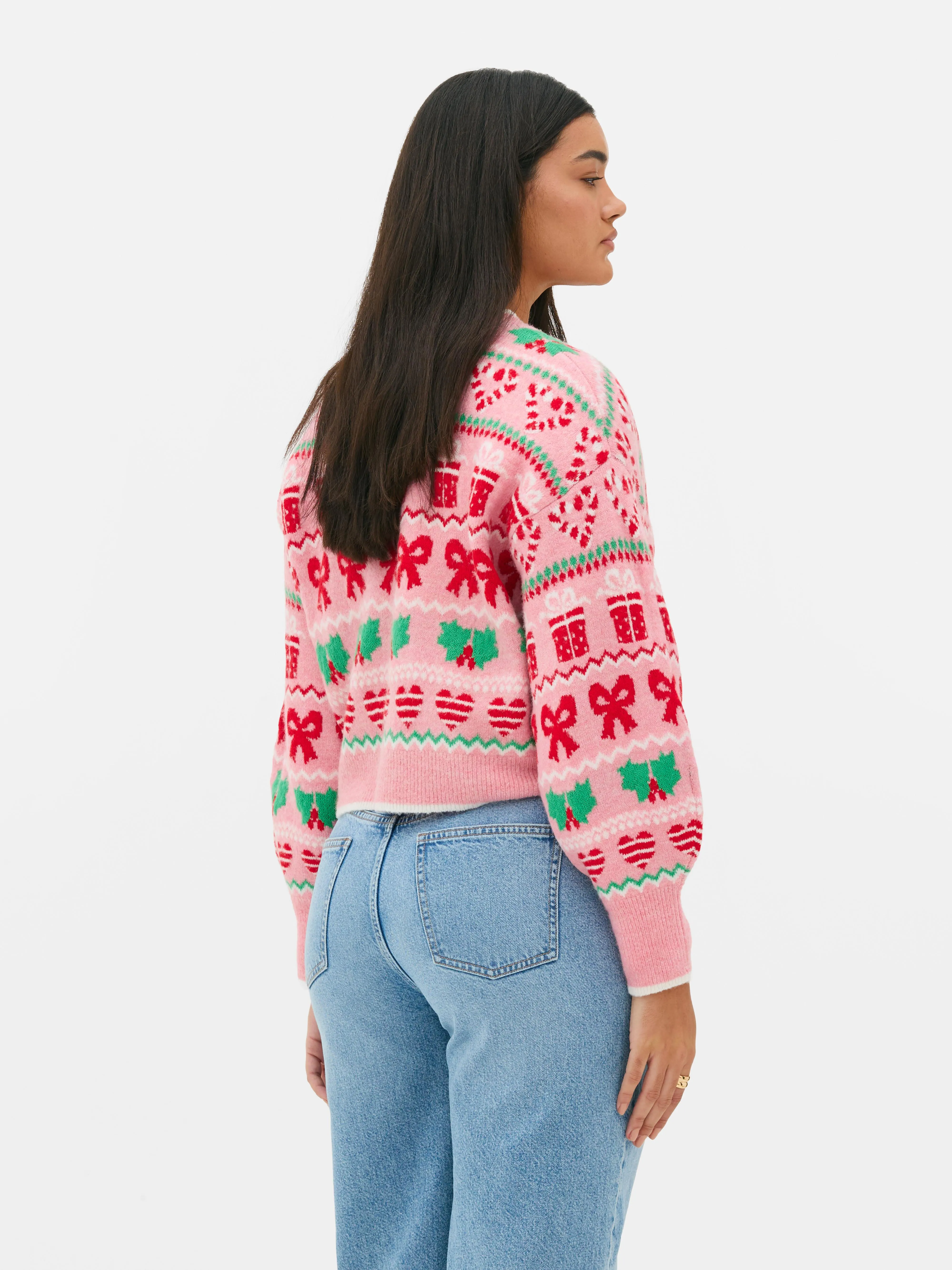 Cardigan natalizio Fair Isle