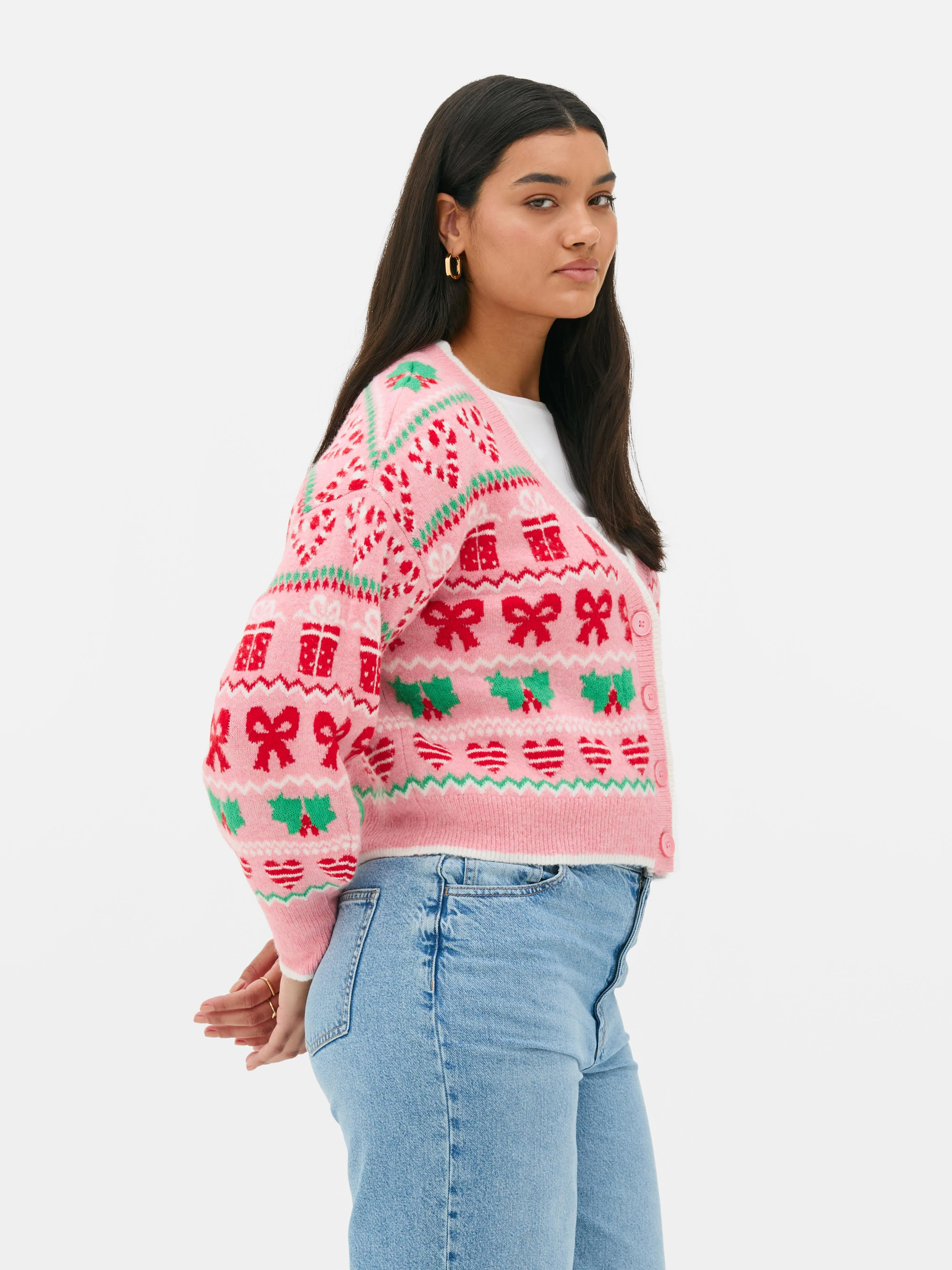 Cardigan natalizio Fair Isle