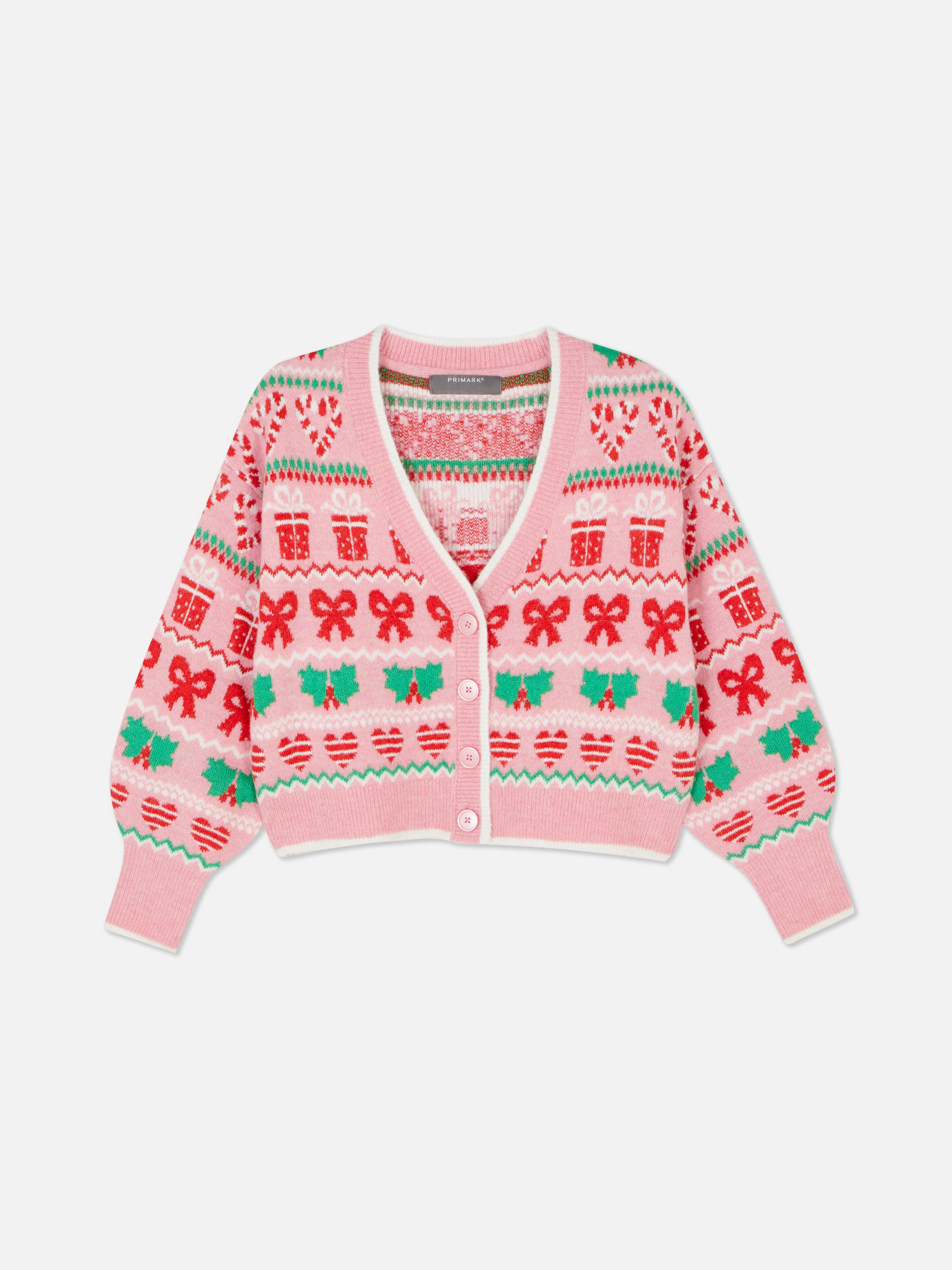 Cardigan natalizio Fair Isle