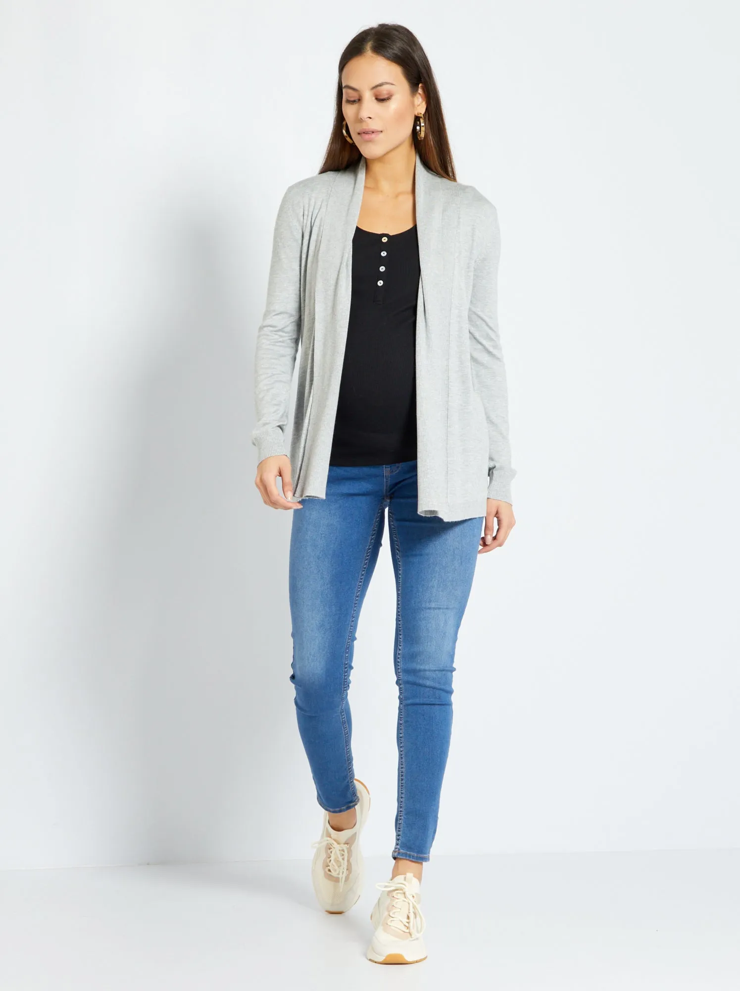Cardigan premaman - GRIGIO