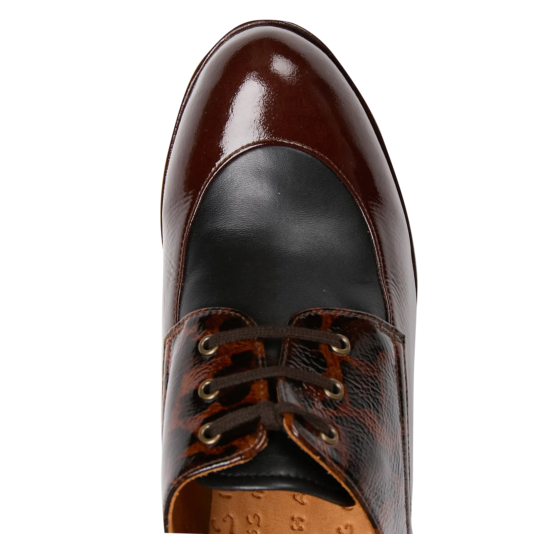  CHIE MIHARA   DAYZU - Mocassini con tacco in pelle | Multicolore