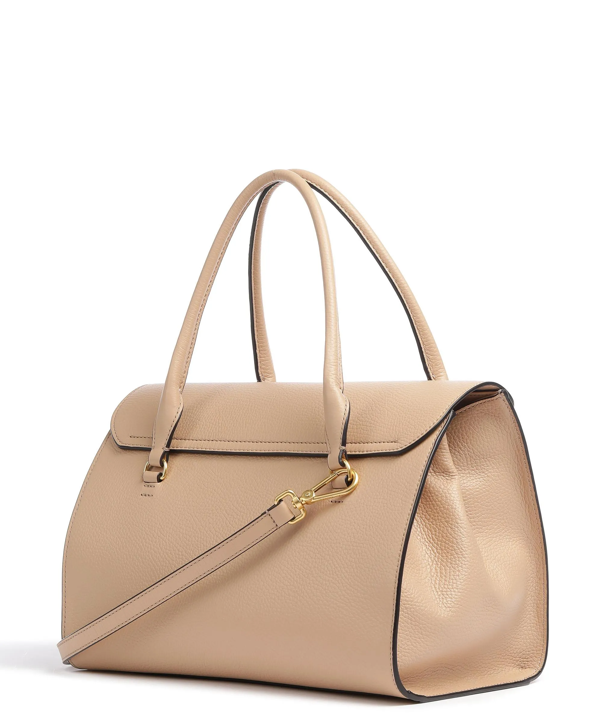  Coccinelle Beat Soft Borsa a mano pelle granulata natura  
