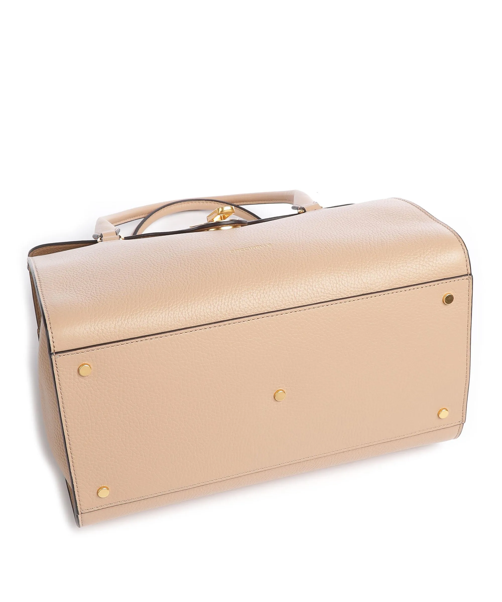  Coccinelle Beat Soft Borsa a mano pelle granulata natura  