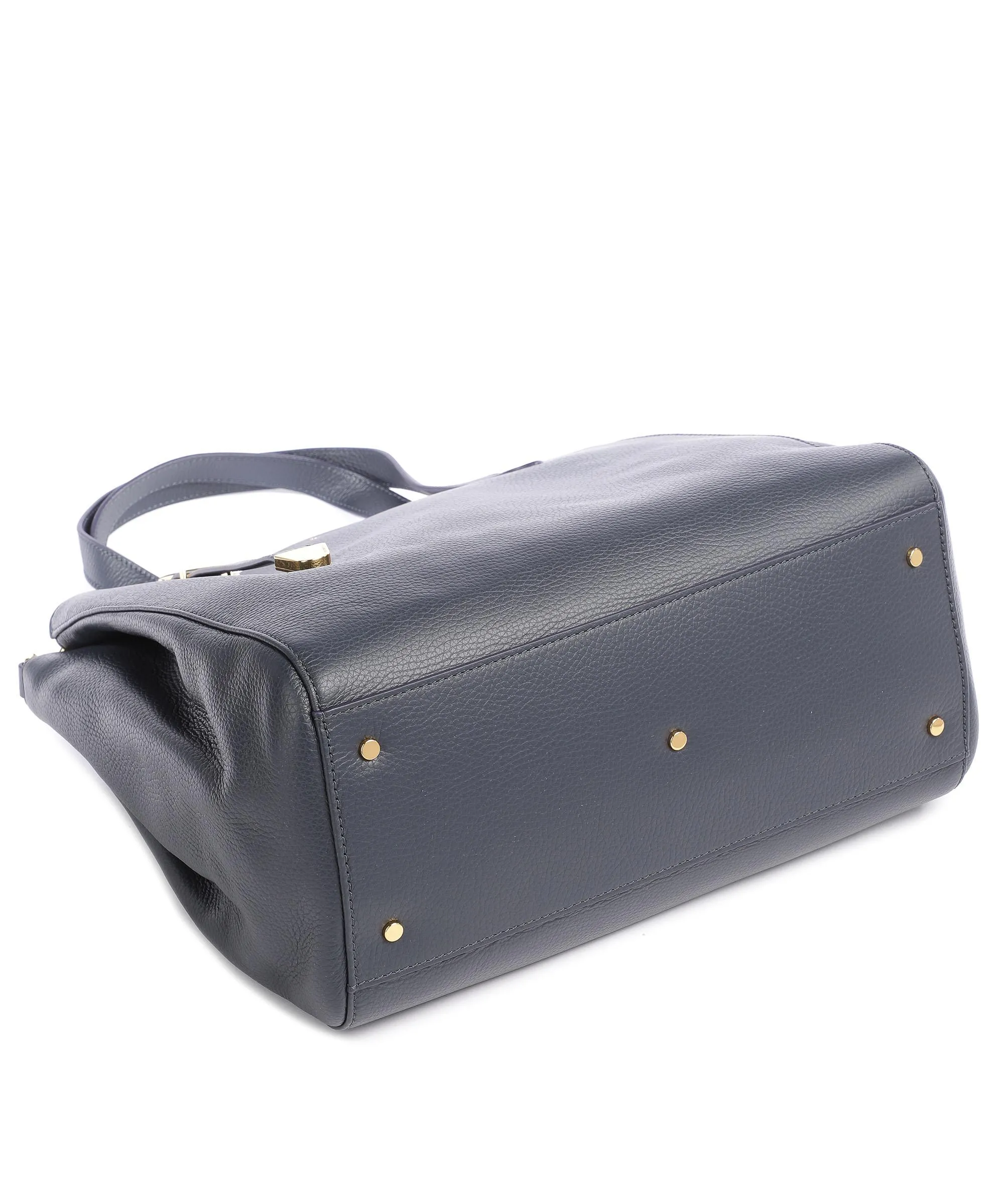  Coccinelle Gleen Borsa a mano pelle granulata navy  
