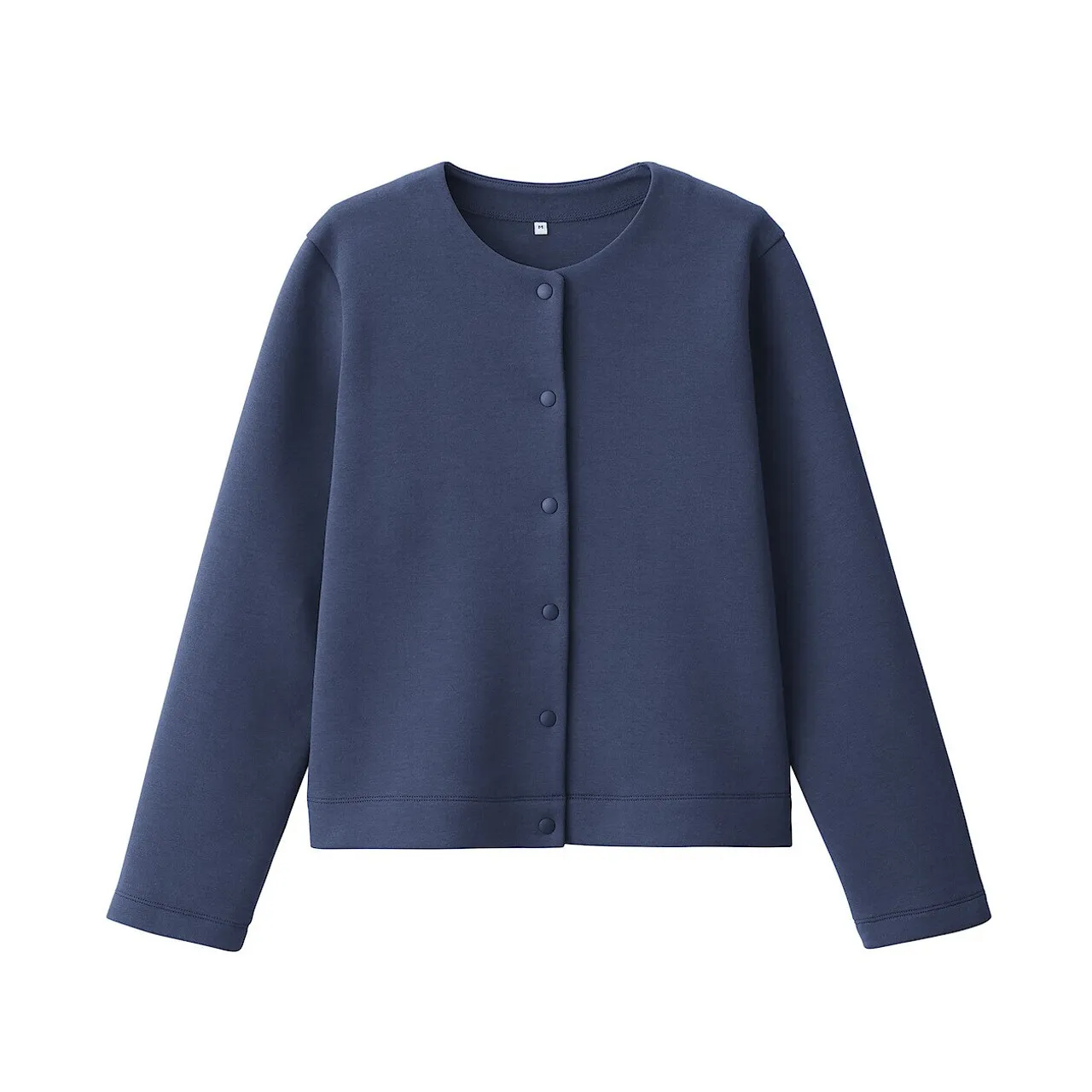 Cotton Blend Long Sleeve Cardigan