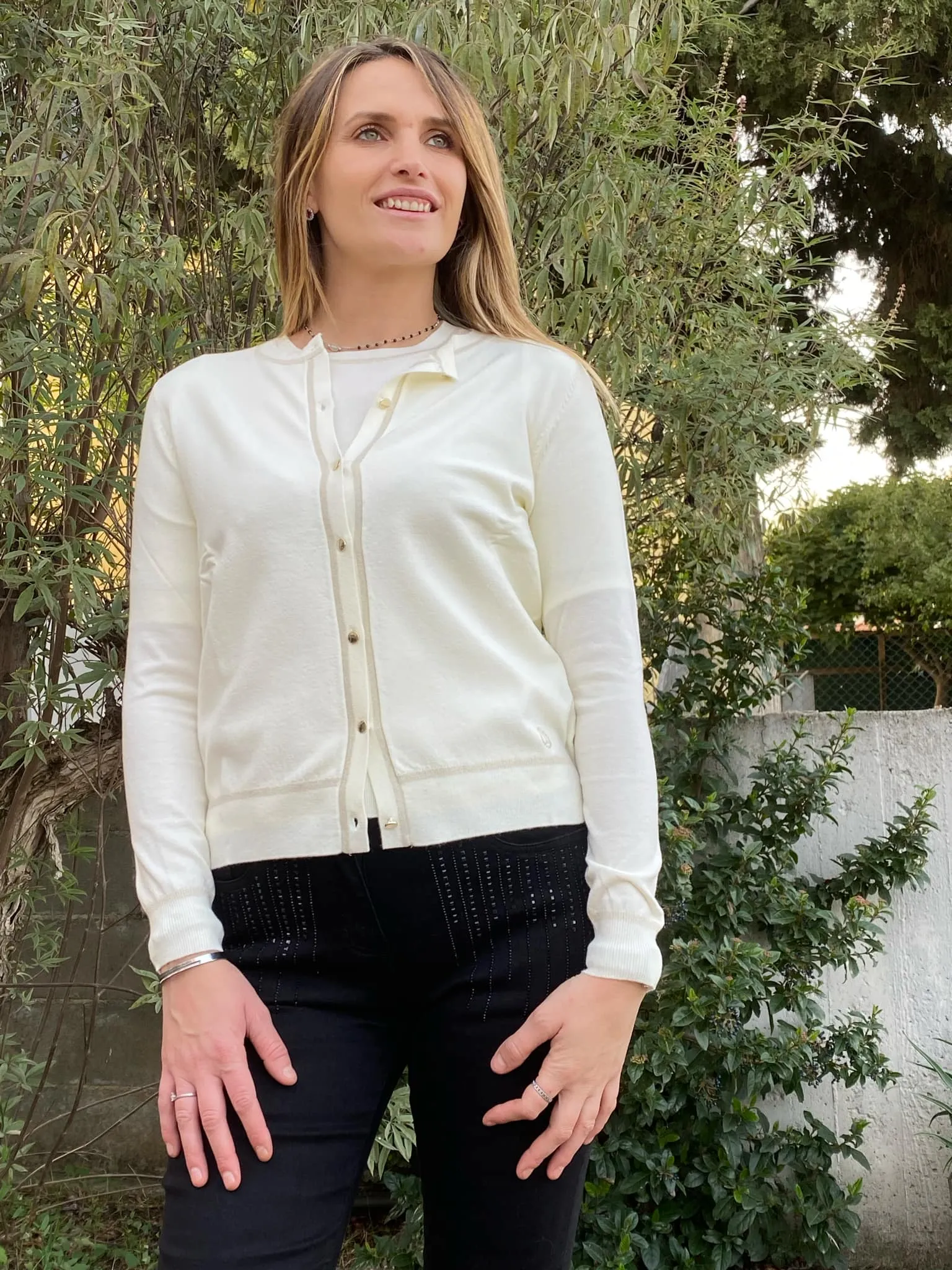 DIANA GALLESI cardigan donna misto viscosa M633J004315N