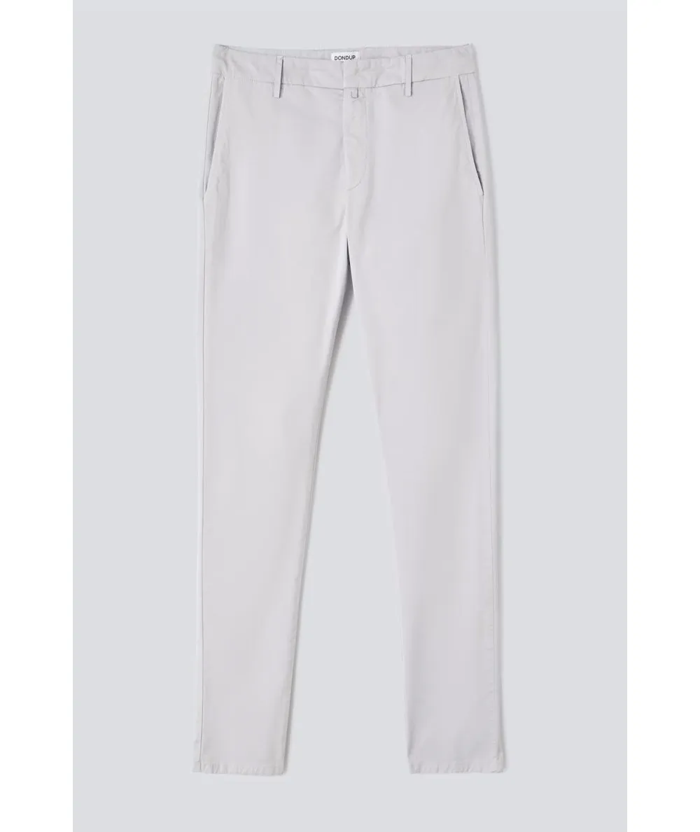 DONDUP--Pantalone slim Ral in gabardina leggera stretch