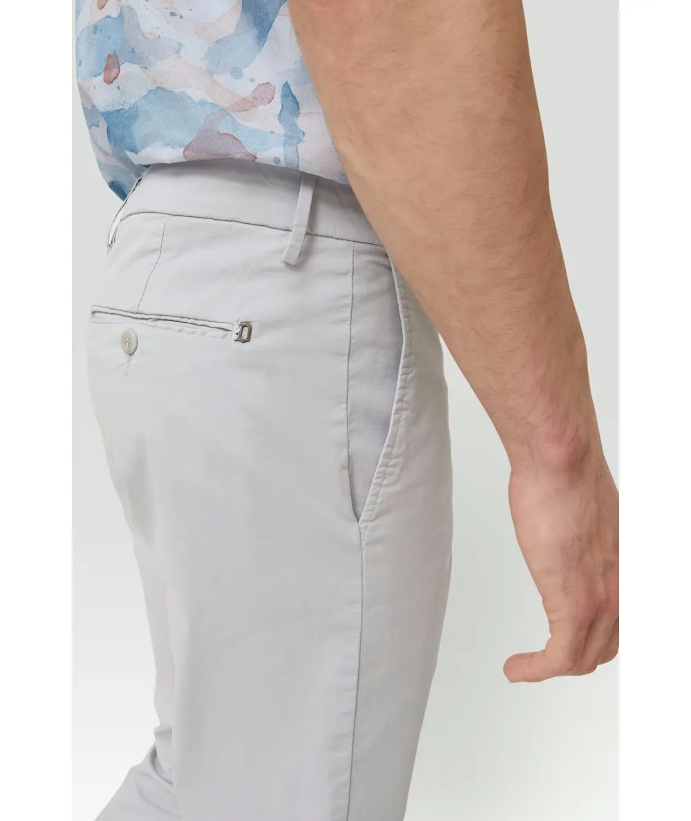 DONDUP--Pantalone slim Ral in gabardina leggera stretch