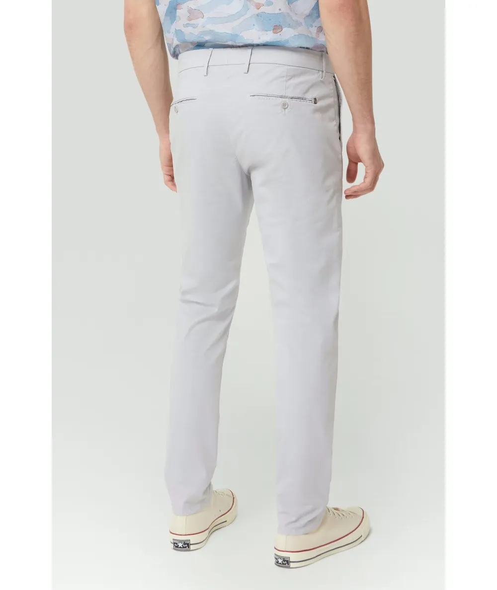 DONDUP--Pantalone slim Ral in gabardina leggera stretch