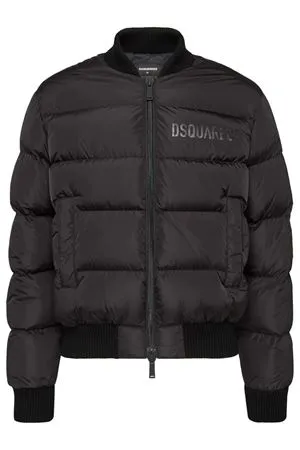 DSQUARED Abbigliamento,Giubbotti Piumino nero 