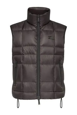 DSQUARED Abbigliamento,Smanicati Piumino smanicato nero 