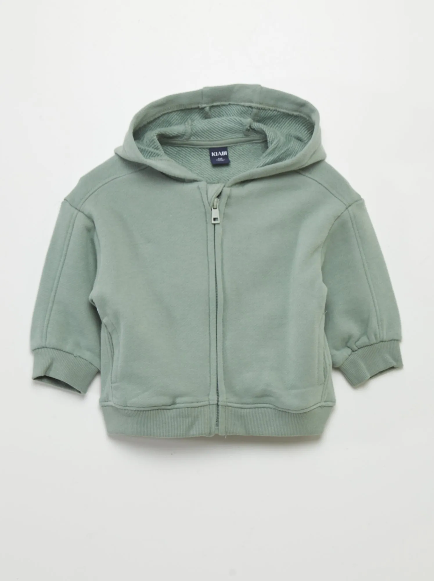 Felpa con zip e cappuccio - BLU