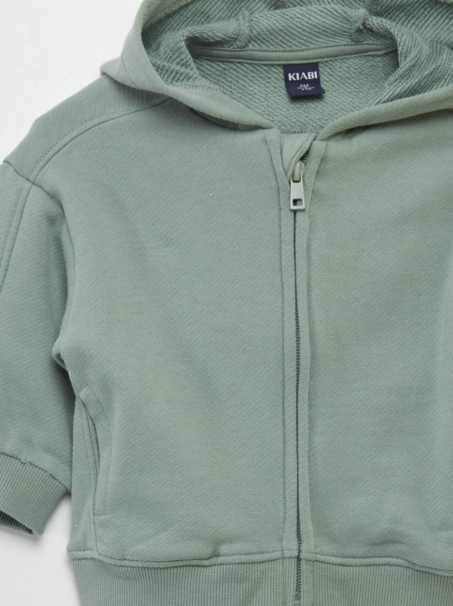 Felpa con zip e cappuccio - BLU
