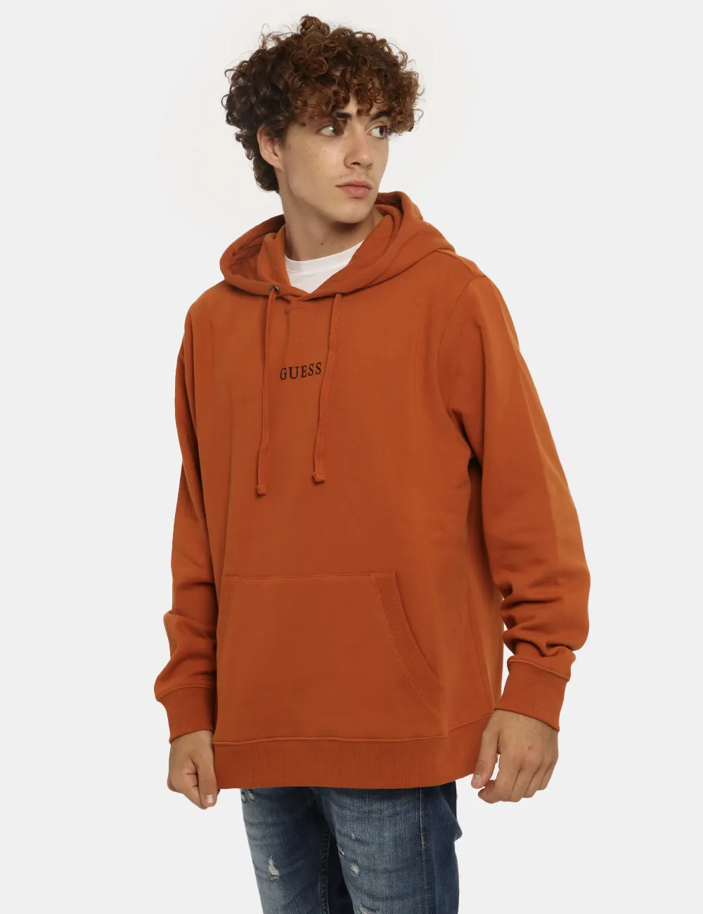 Felpa Guess marrone bruciato
