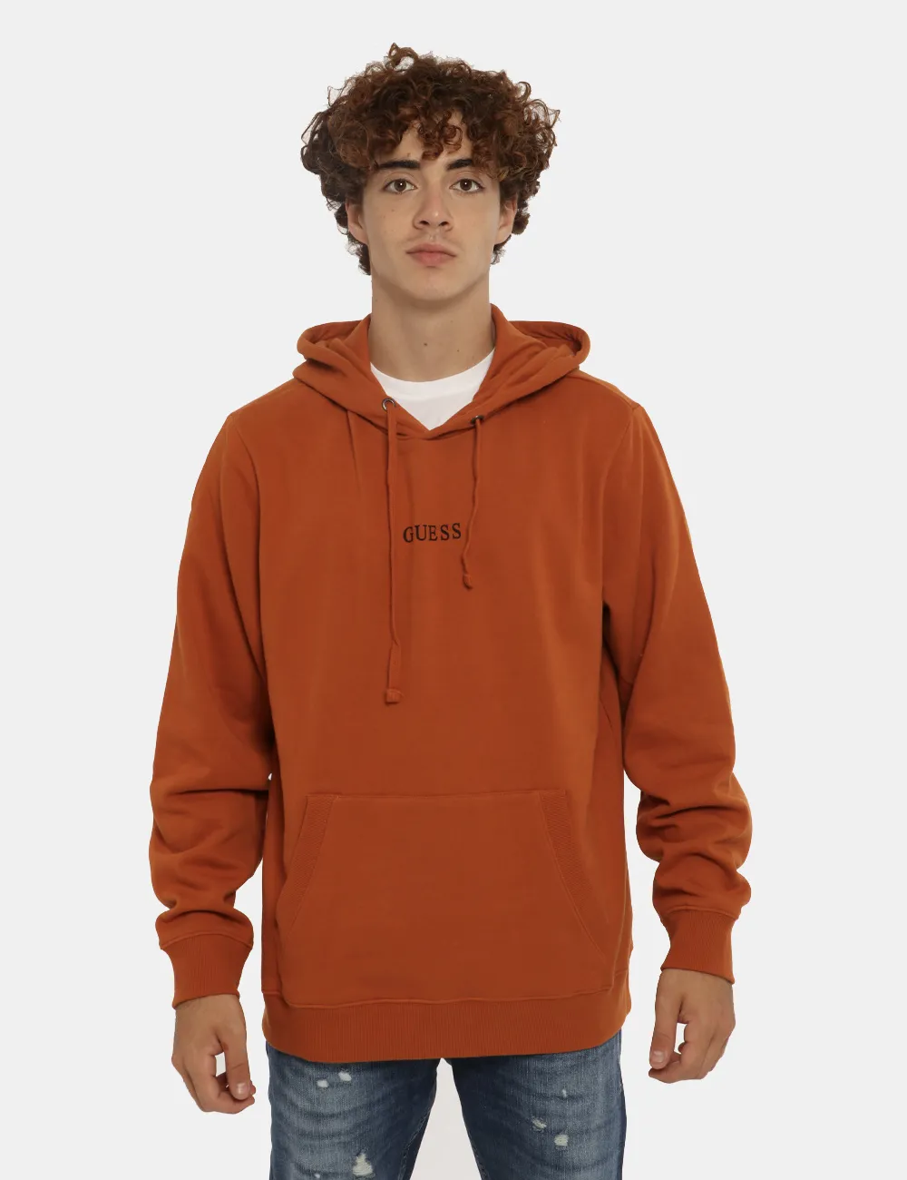 Felpa Guess marrone bruciato