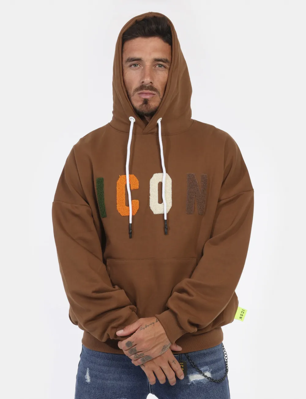Felpa Icon Marrone
