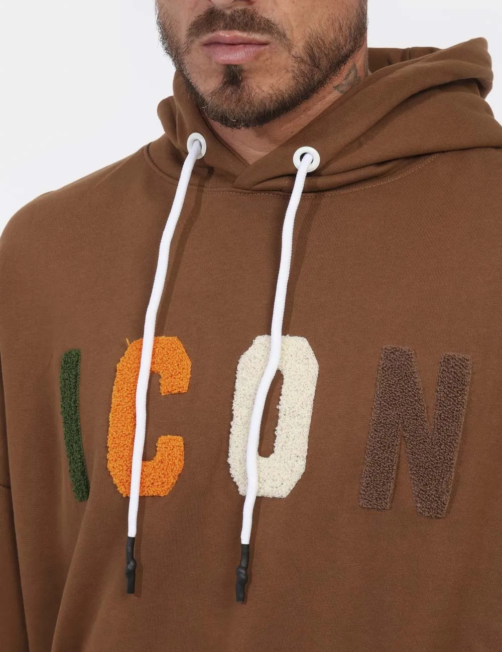 Felpa Icon Marrone