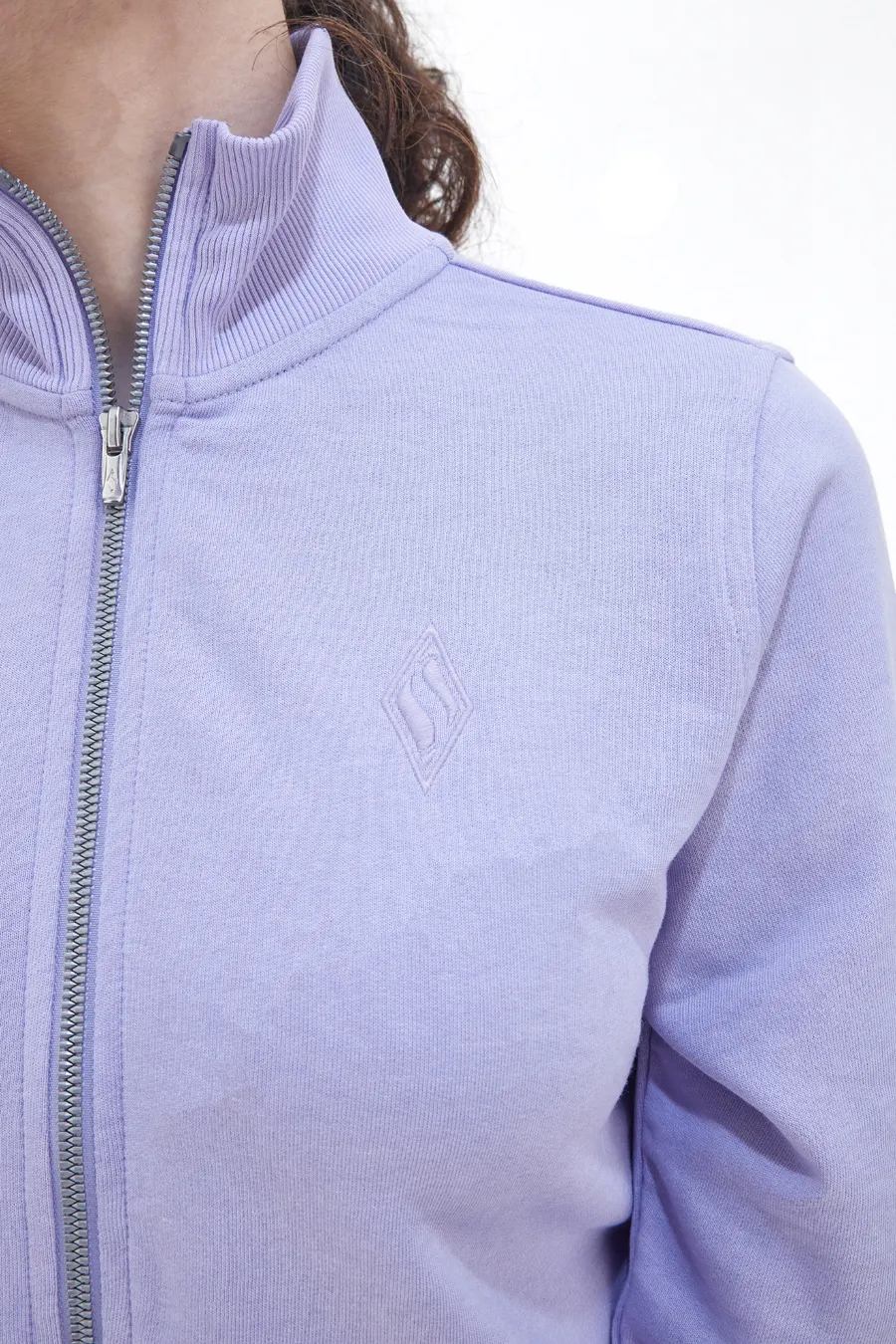 Felpa Skechers The Hoodless Hoodie Diamond Jacket Lilla