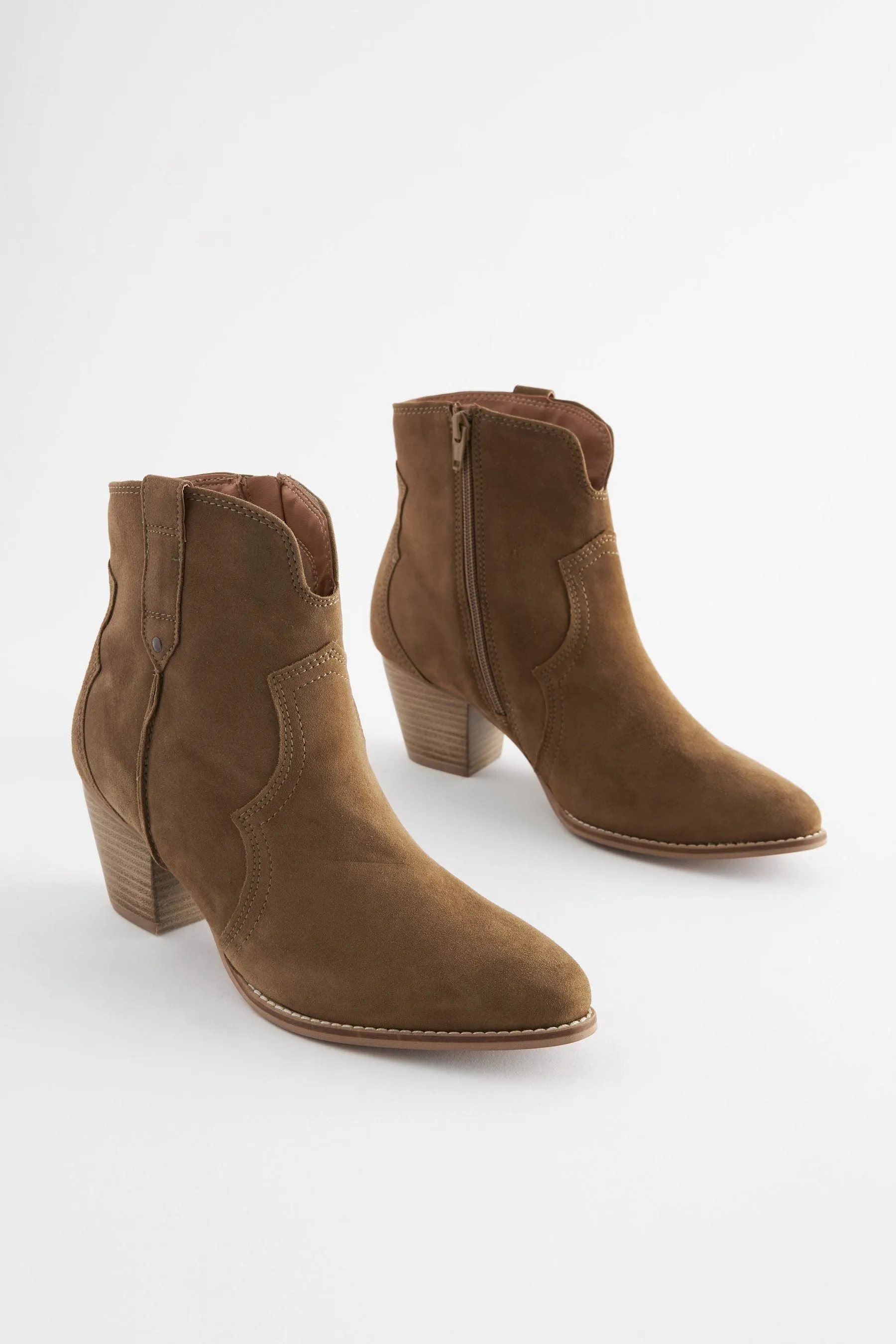 Forever Comfort® - Stivali in pelle cowboy/western    