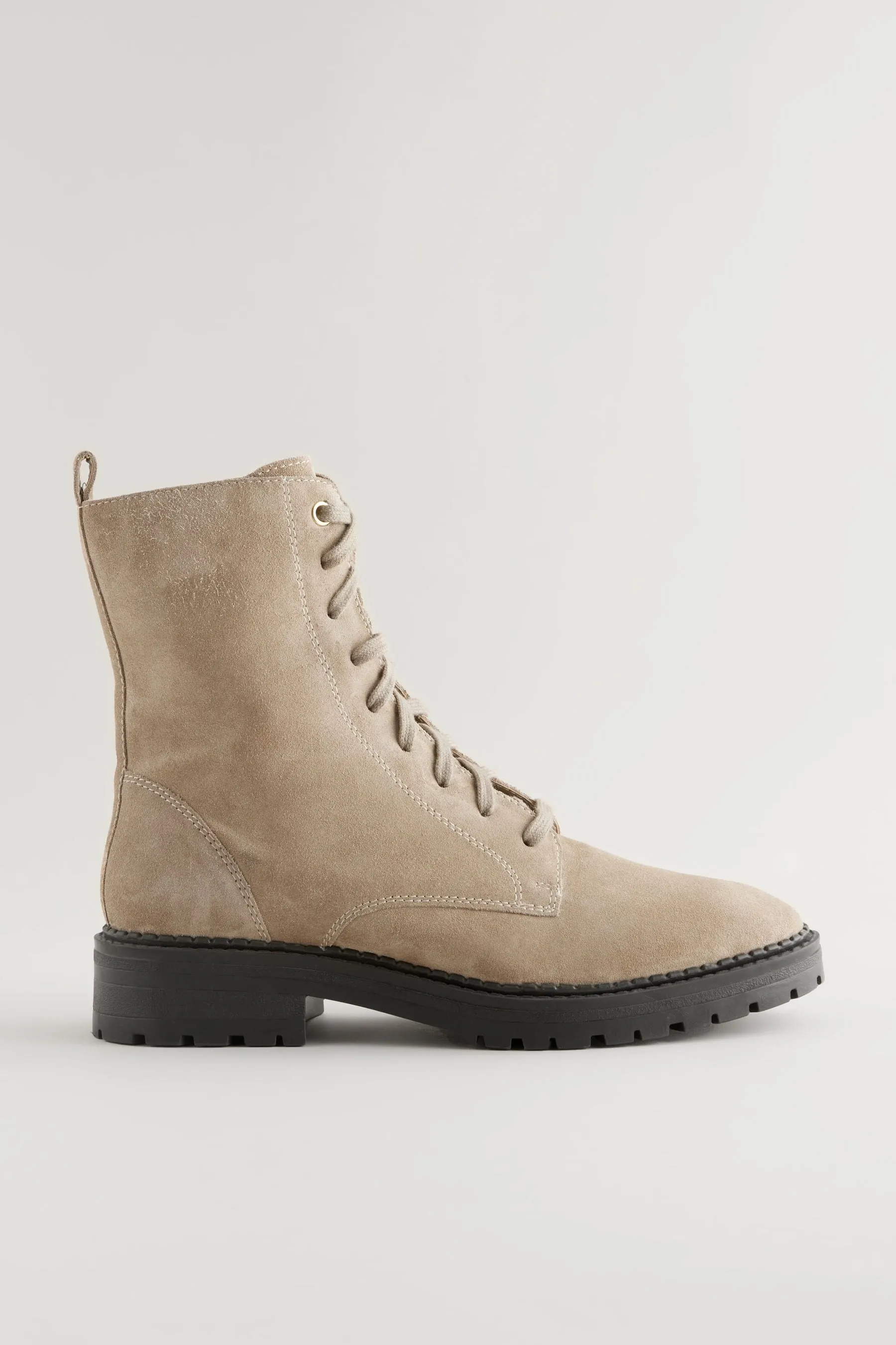 Forever Comfort® - Stivali in pelle stringati    