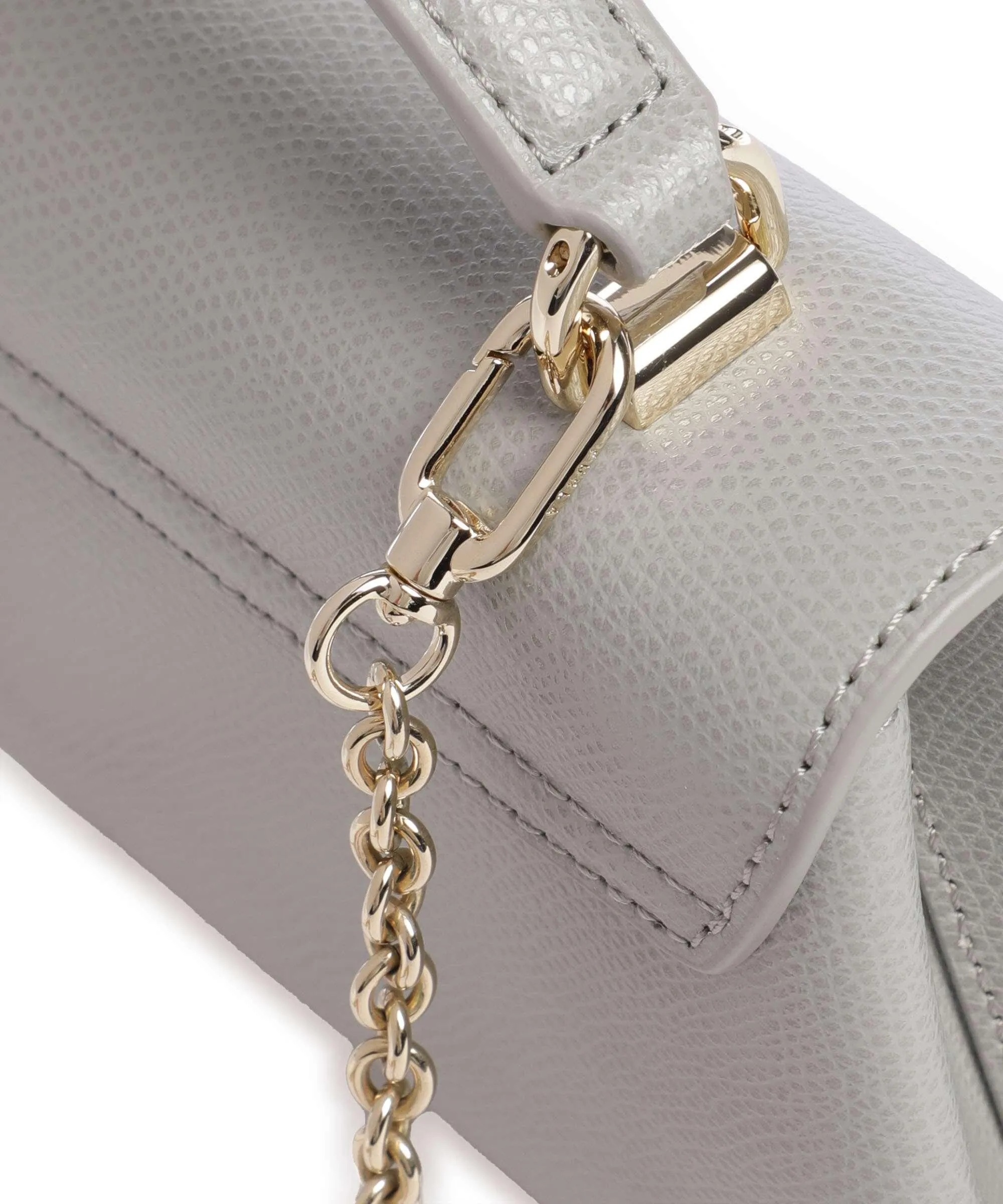  Furla 1927 Mini Borsa a tracolla pelle granulata grigio  