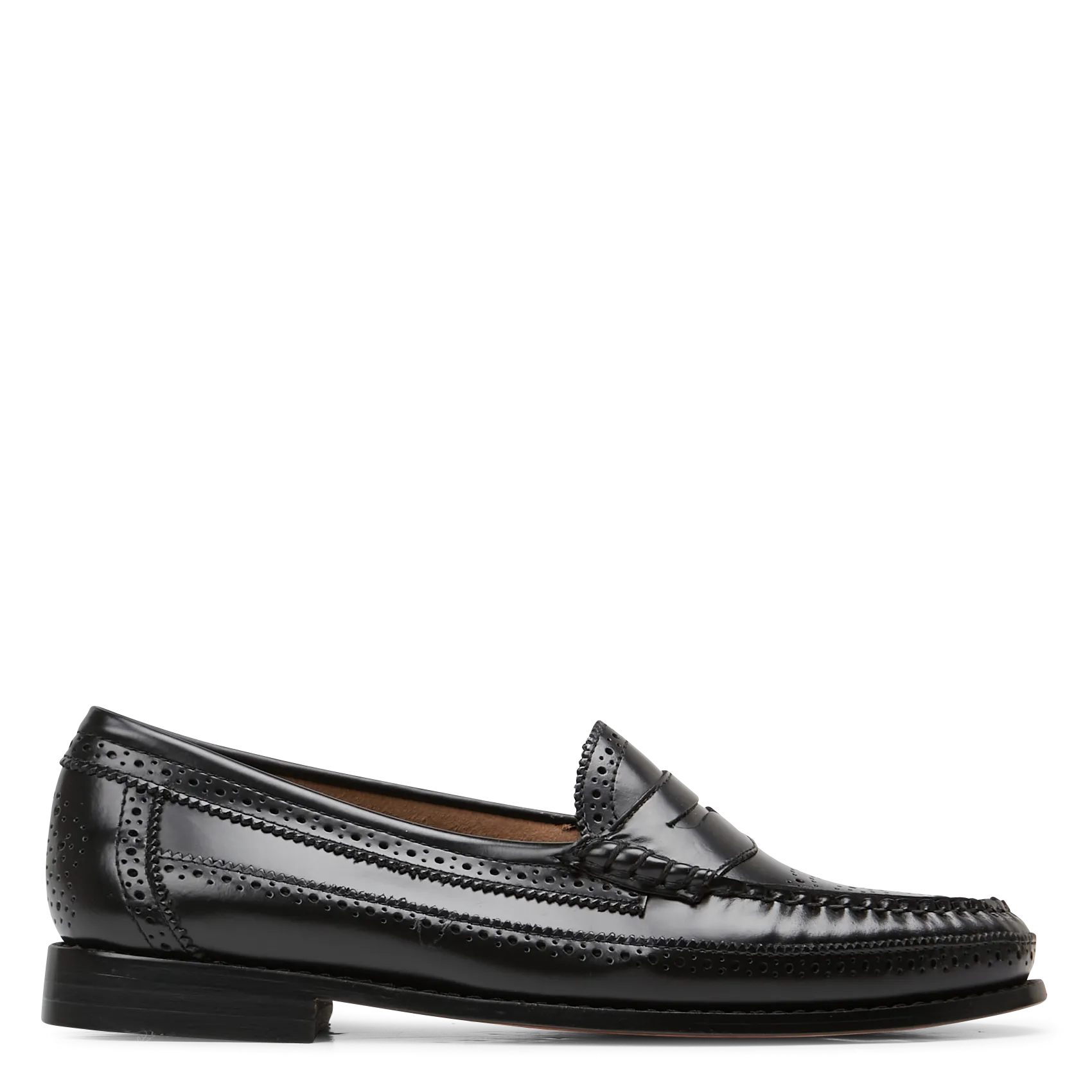  GH BASS   PENNY BROGUE - Mocassini in pelle | Nero