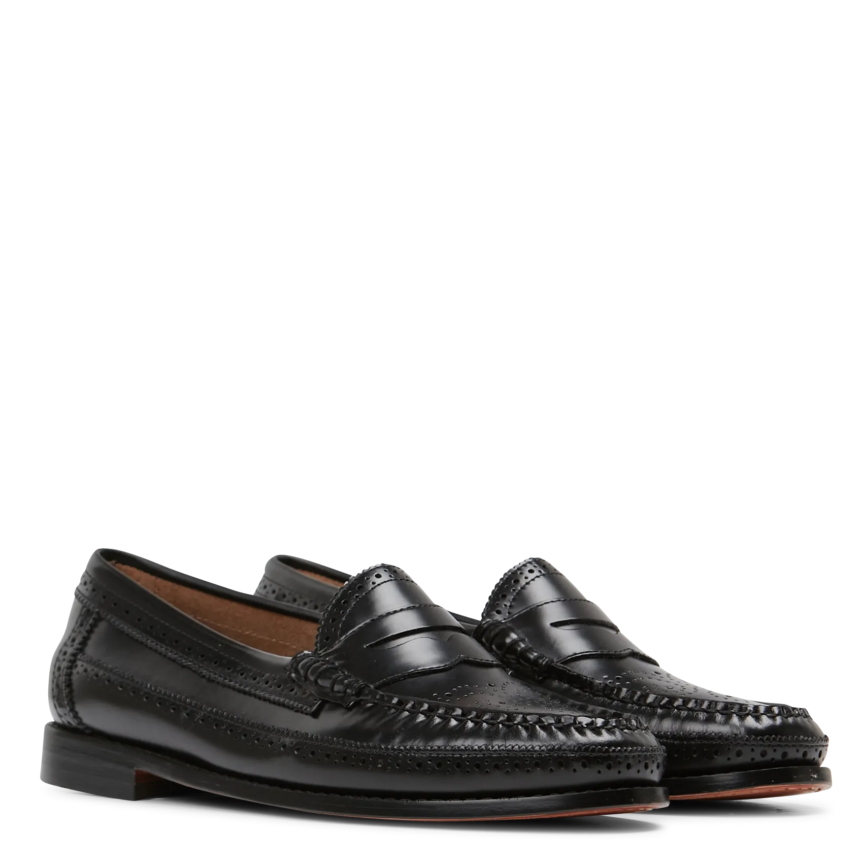  GH BASS   PENNY BROGUE - Mocassini in pelle | Nero