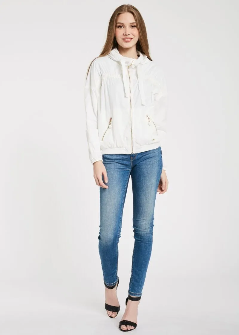 Giacca con cappuccio e zip