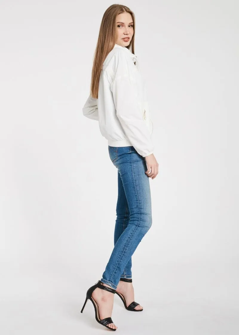Giacca con cappuccio e zip