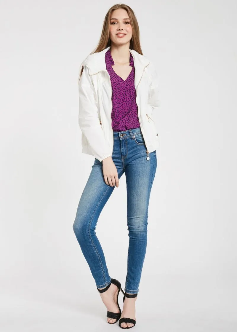 Giacca con cappuccio e zip