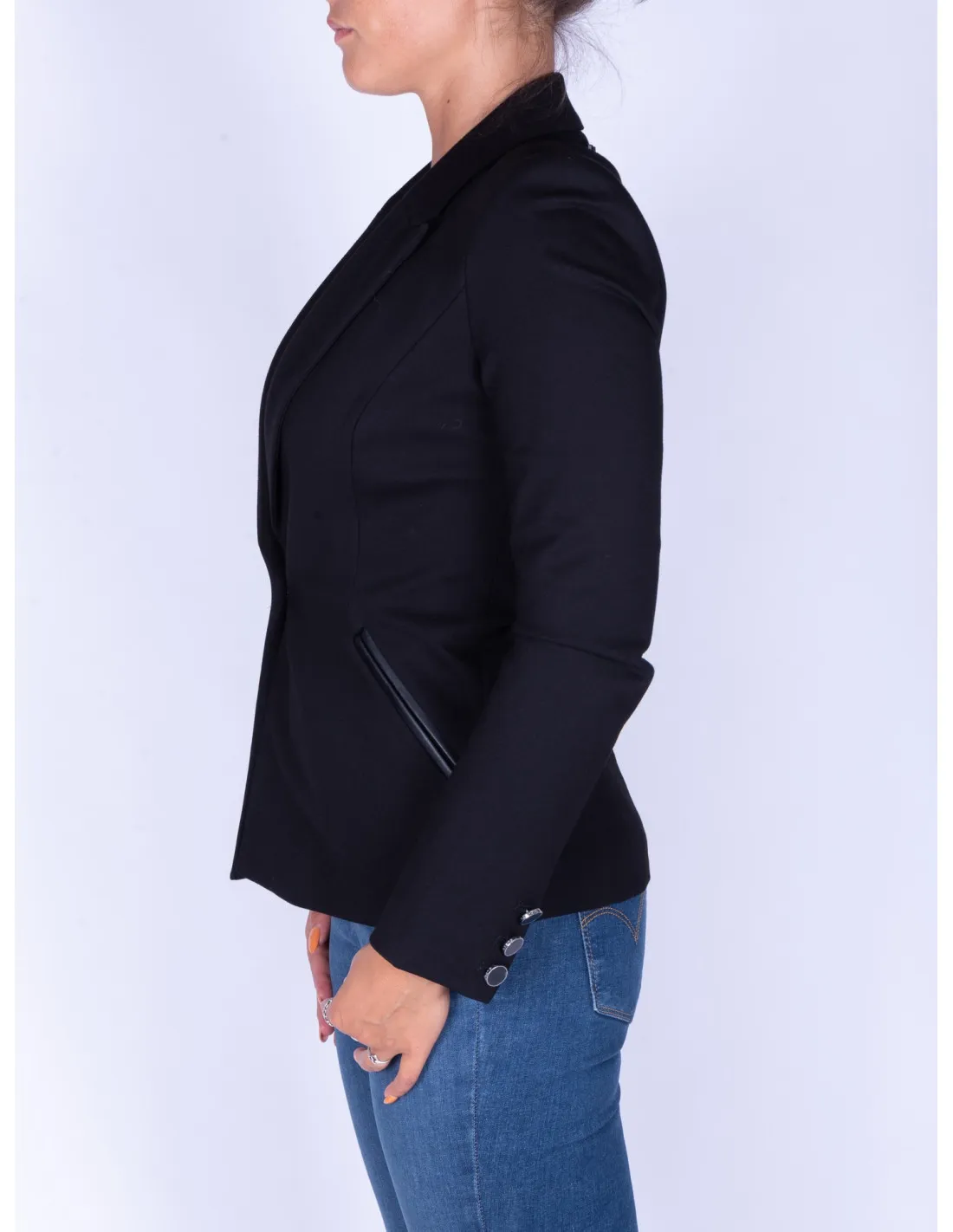 Giacca nera donna Speranza Blazer Guess