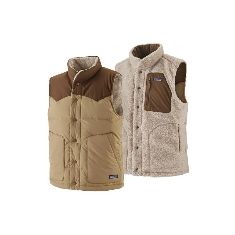Giacca senza maniche Patagonia M's Reversible Bivy Down Vest (Classic Tan) uomo