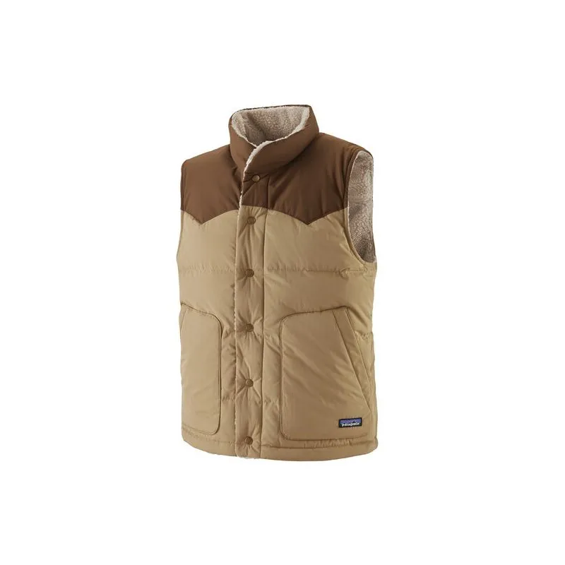 Giacca senza maniche Patagonia M's Reversible Bivy Down Vest (Classic Tan) uomo