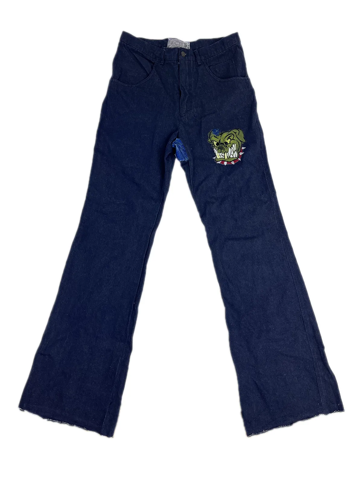     GIGOLÈ RELAB Yellow Bulldog 0 Flares Jeans a zampa    