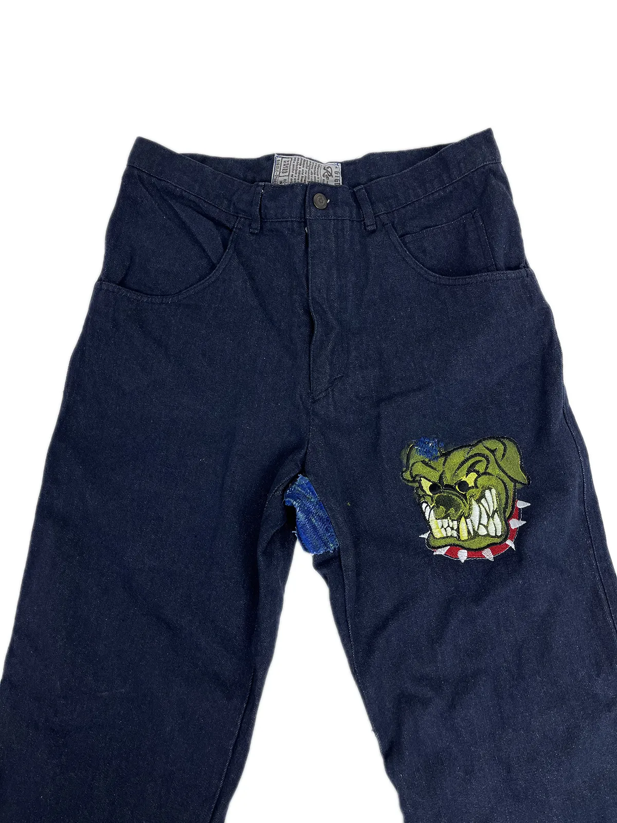     GIGOLÈ RELAB Yellow Bulldog 0 Flares Jeans a zampa    