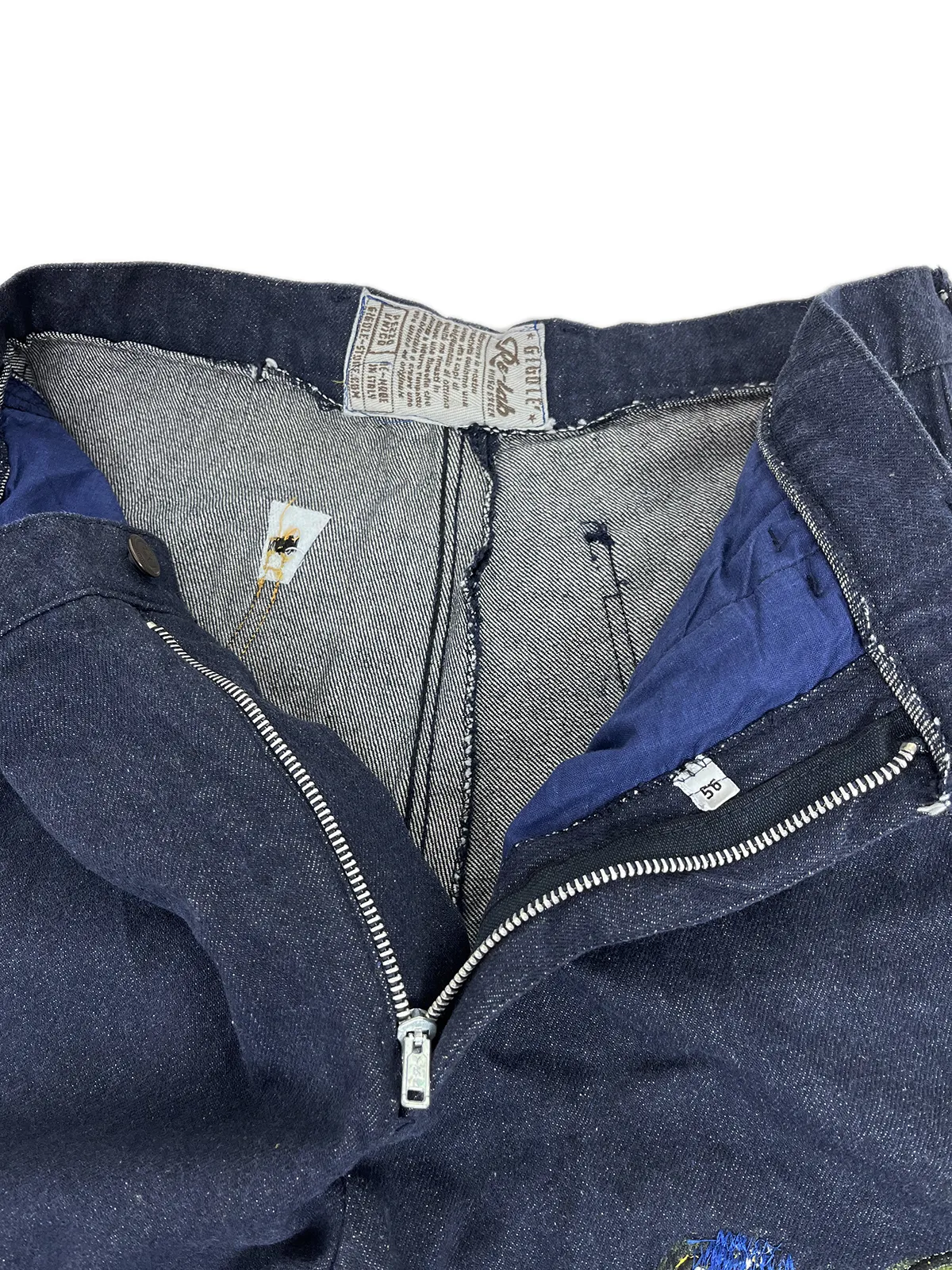     GIGOLÈ RELAB Yellow Bulldog 0 Flares Jeans a zampa    