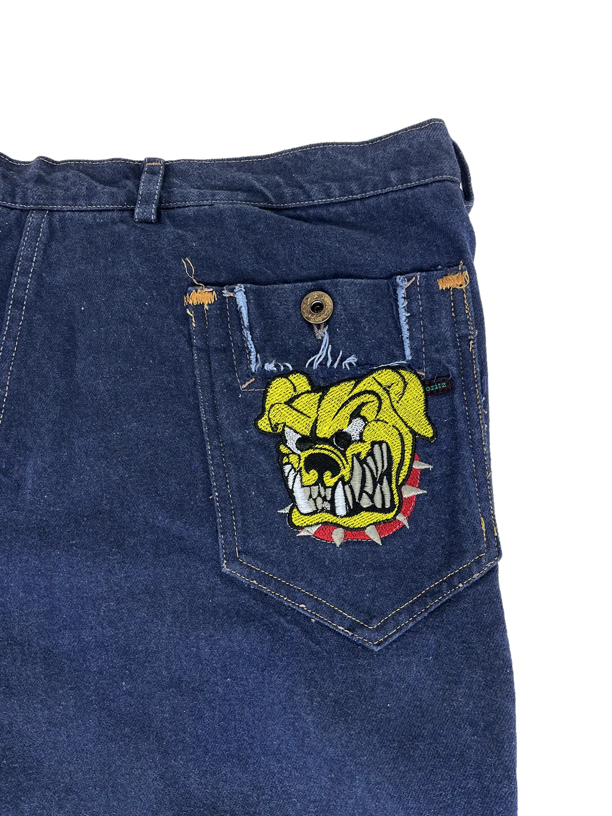     GIGOLÈ RELAB Yellow Bulldog 2 Flares Jeans a zampa    