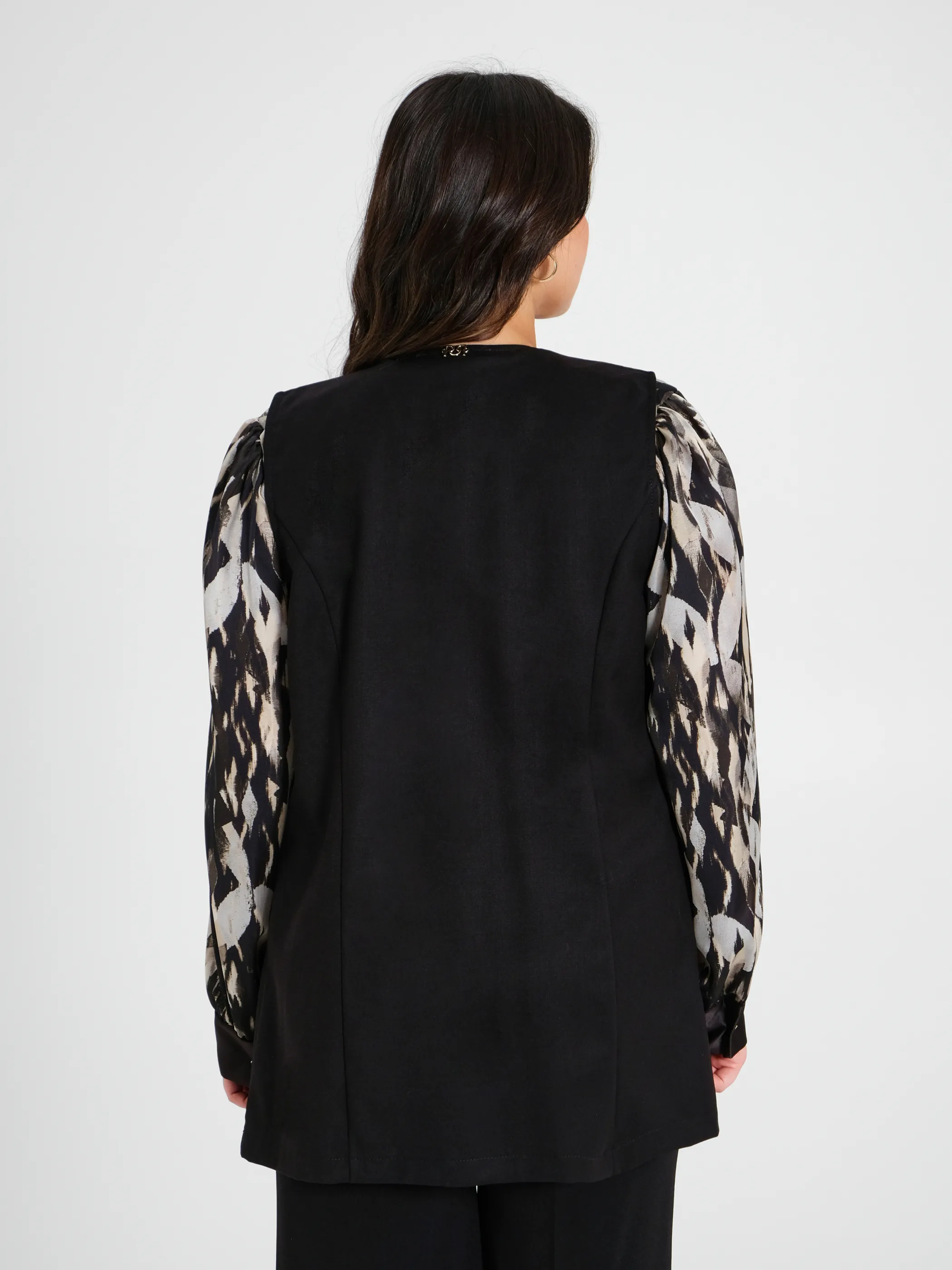      Gilet Curvy Nero     