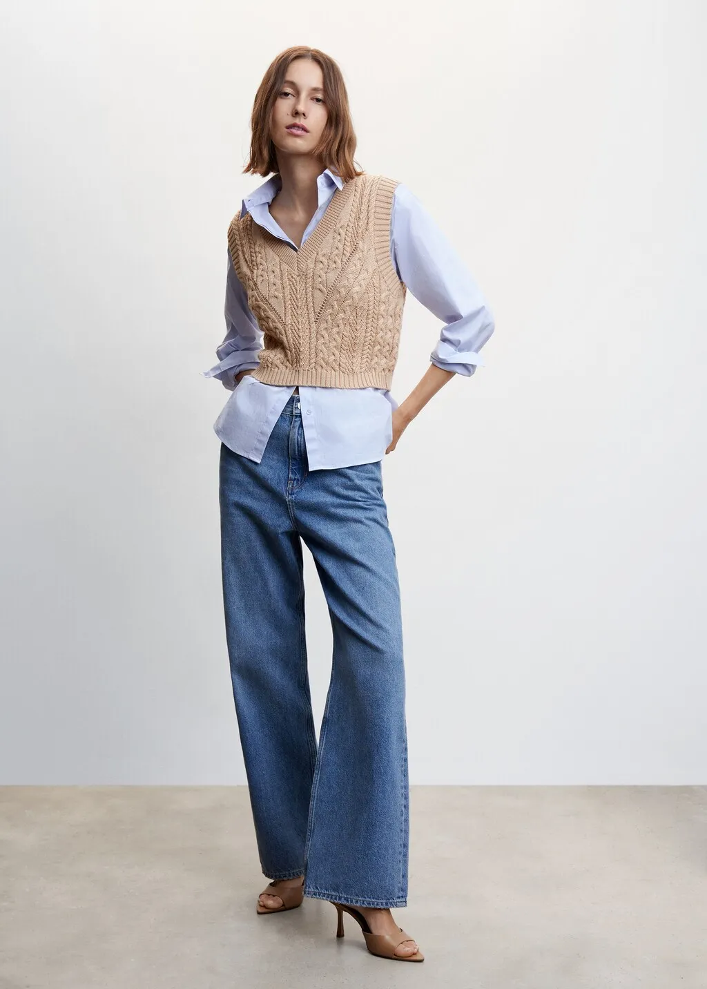 Gilet diagonal